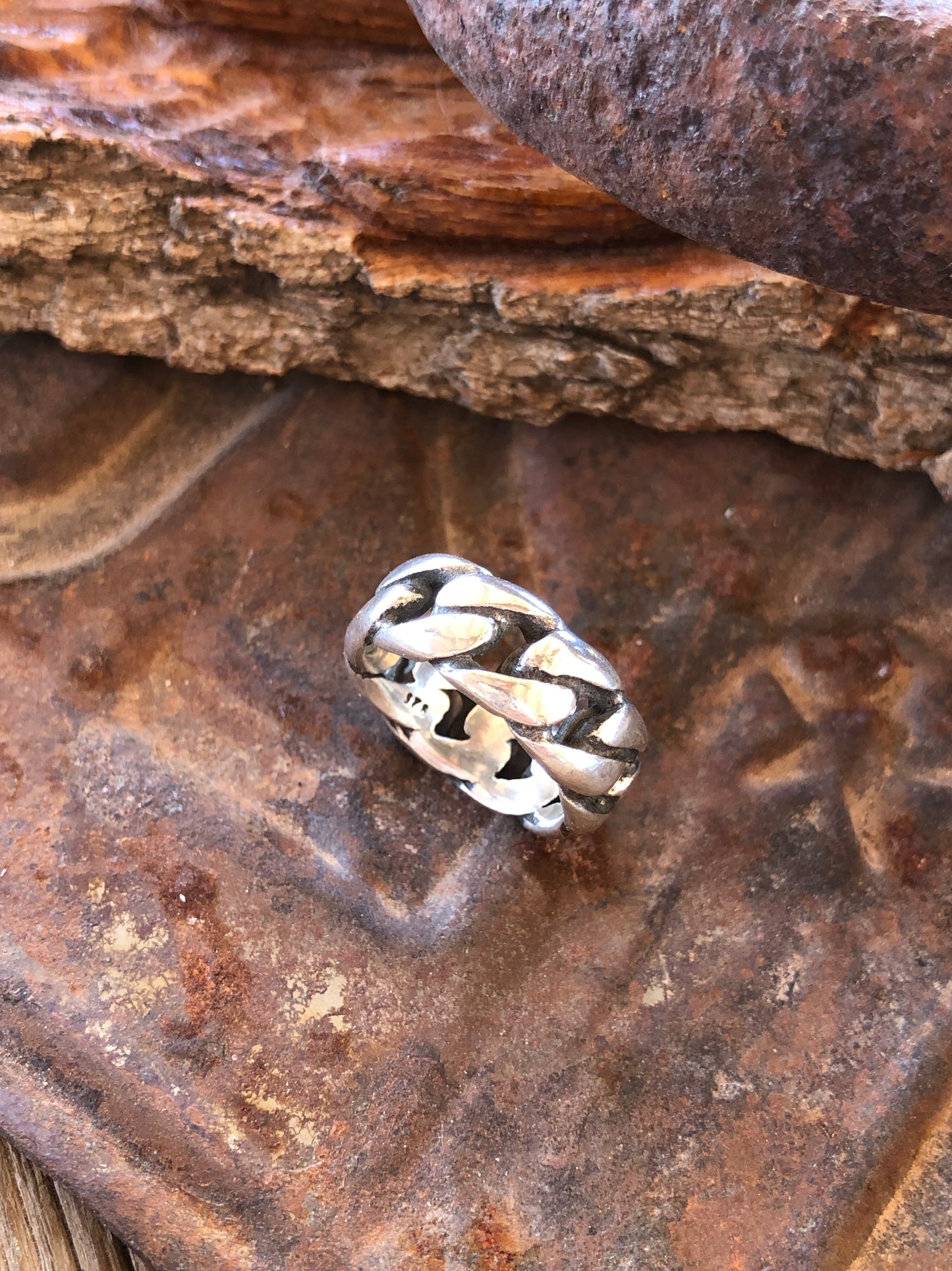 .925 Cuban Curb Chain Ring