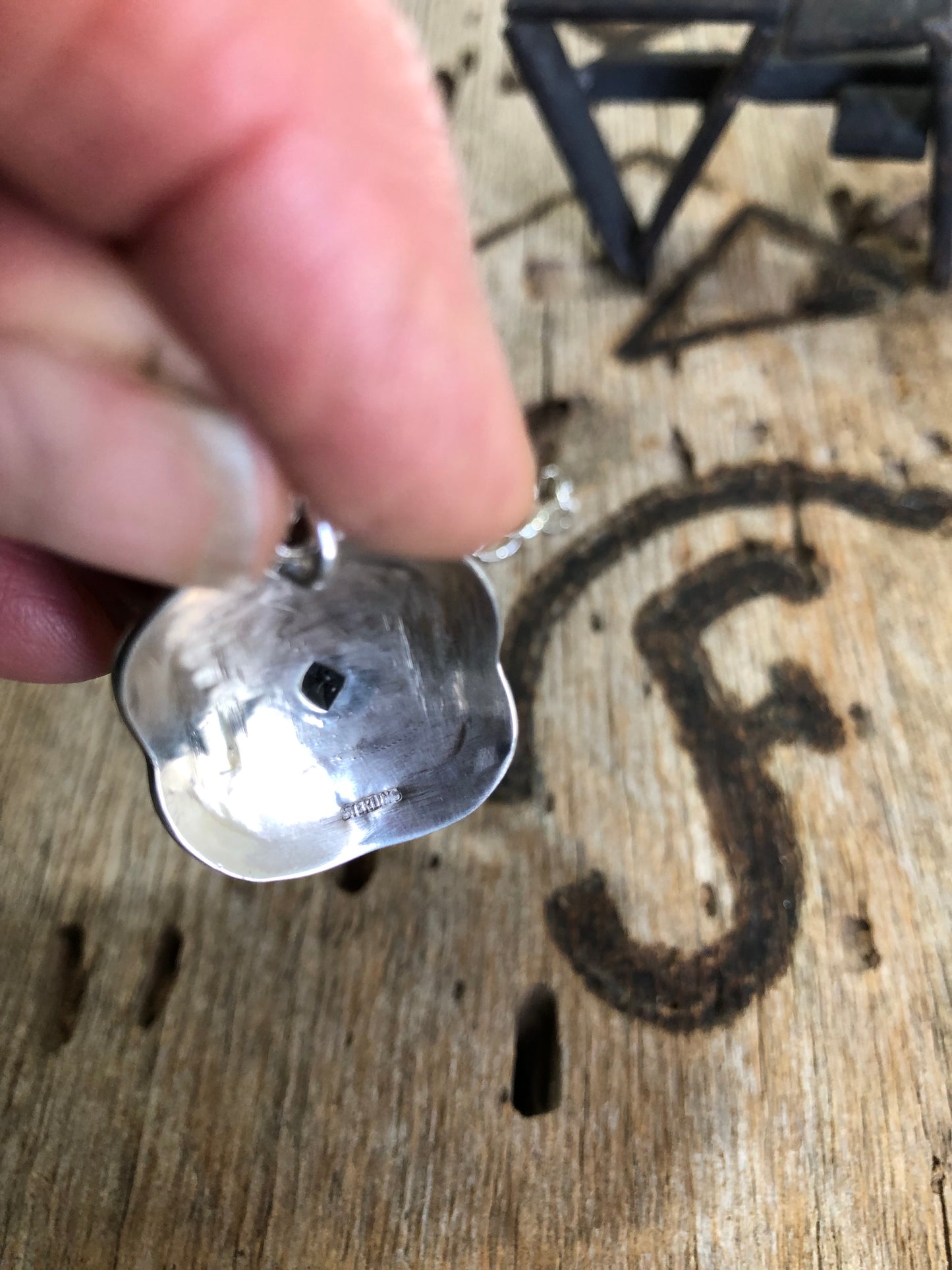 Sterling Concho Necklace