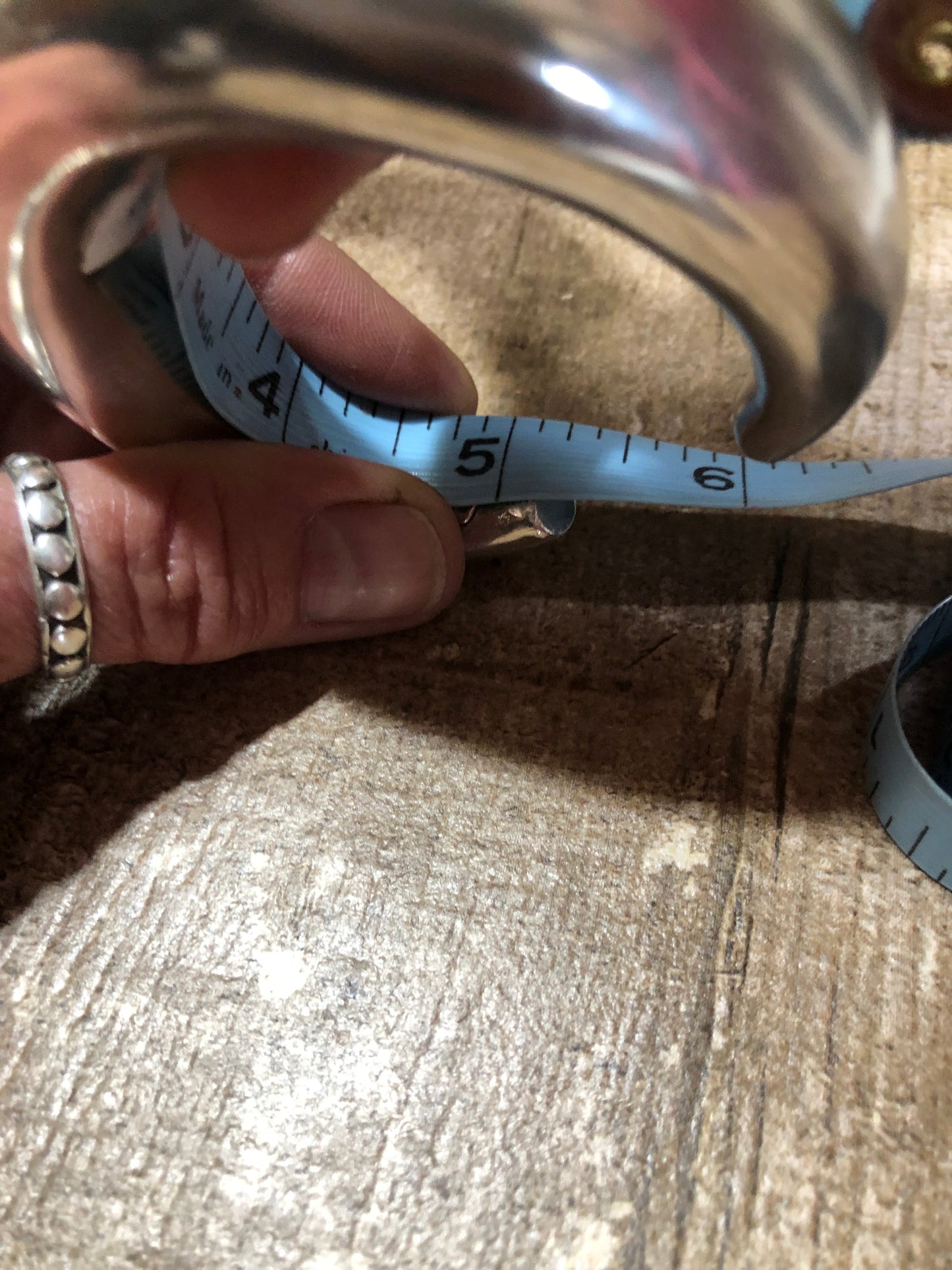 Upcycled Turquoise Rattle Cuff Bracelet