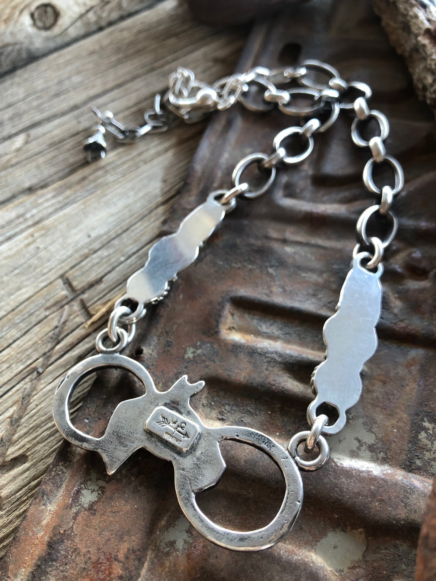 Sterling Silver Horse & Horseshoe Necklace