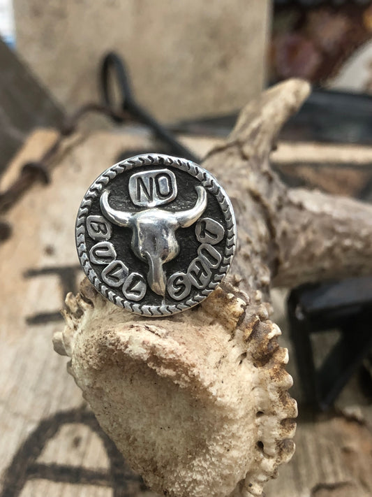 NO BULL Sterling Statement Ring Size 7.5