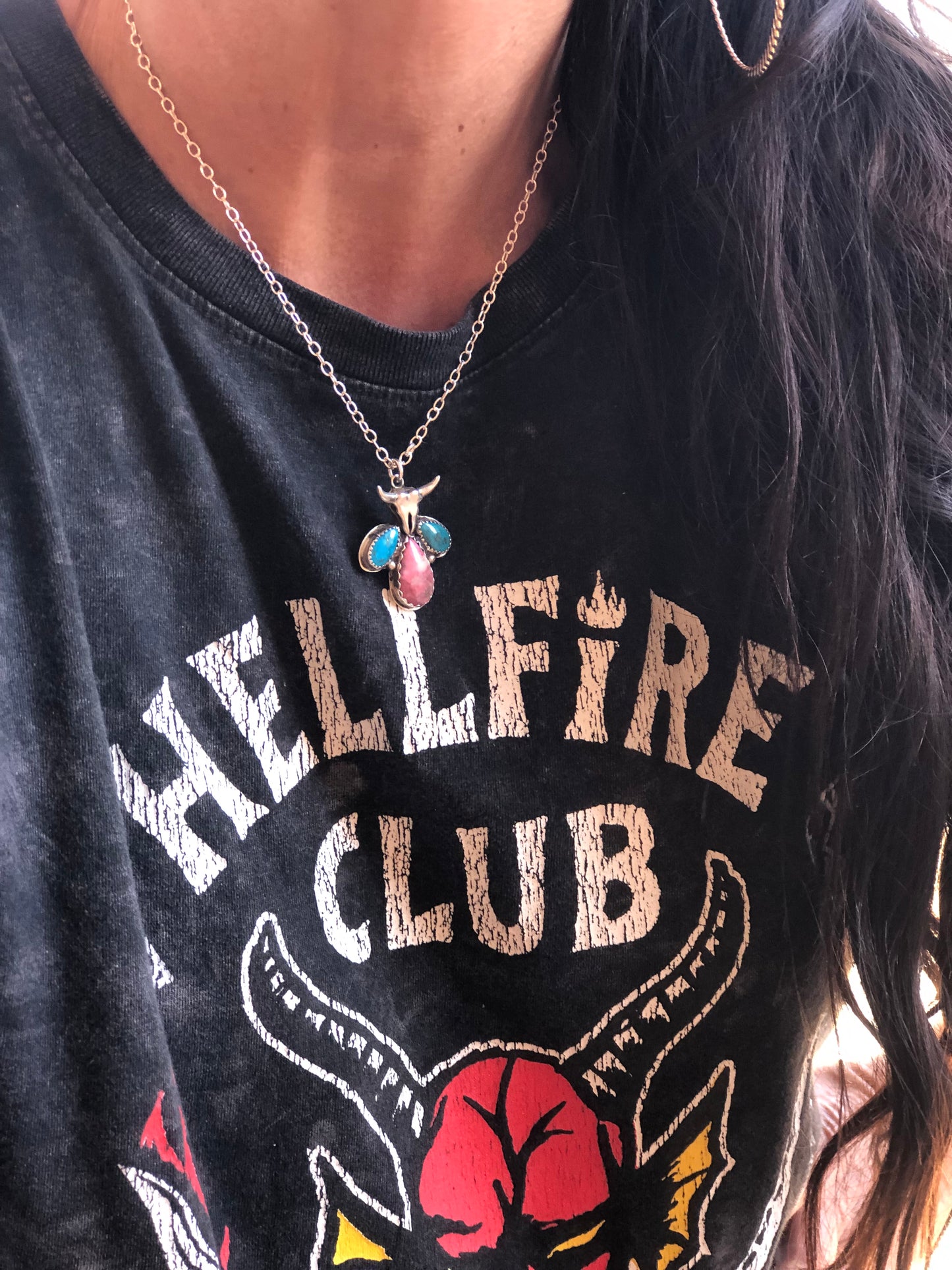 Thulite TNB Necklace