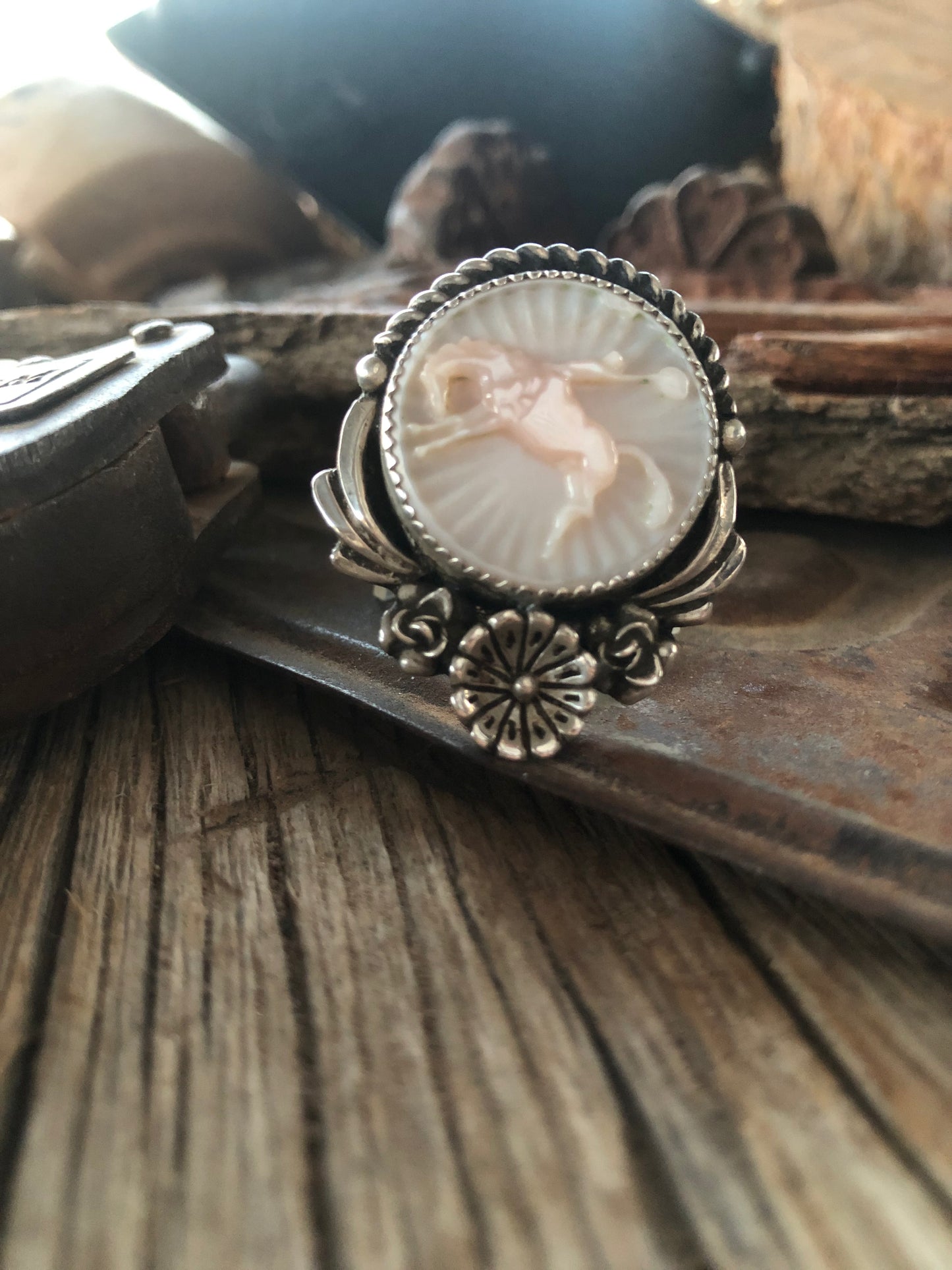 MOP Bronc Rider Ring Size 7.5
