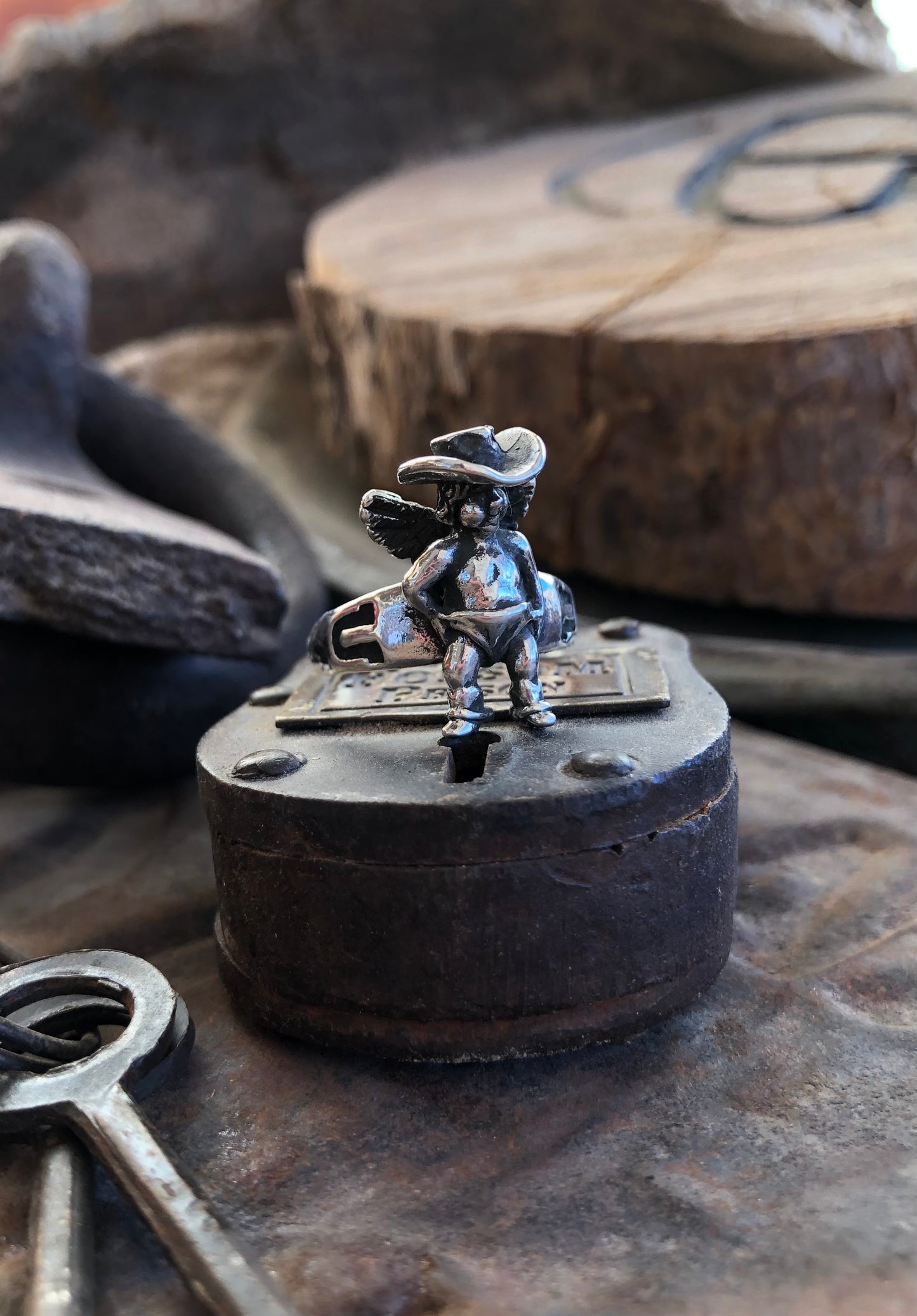Cupid Cowboy Ring Size 8.5