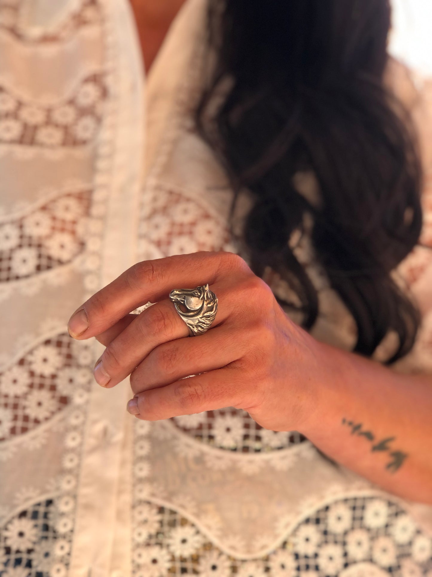 Horse Head Ring Size 9.5
