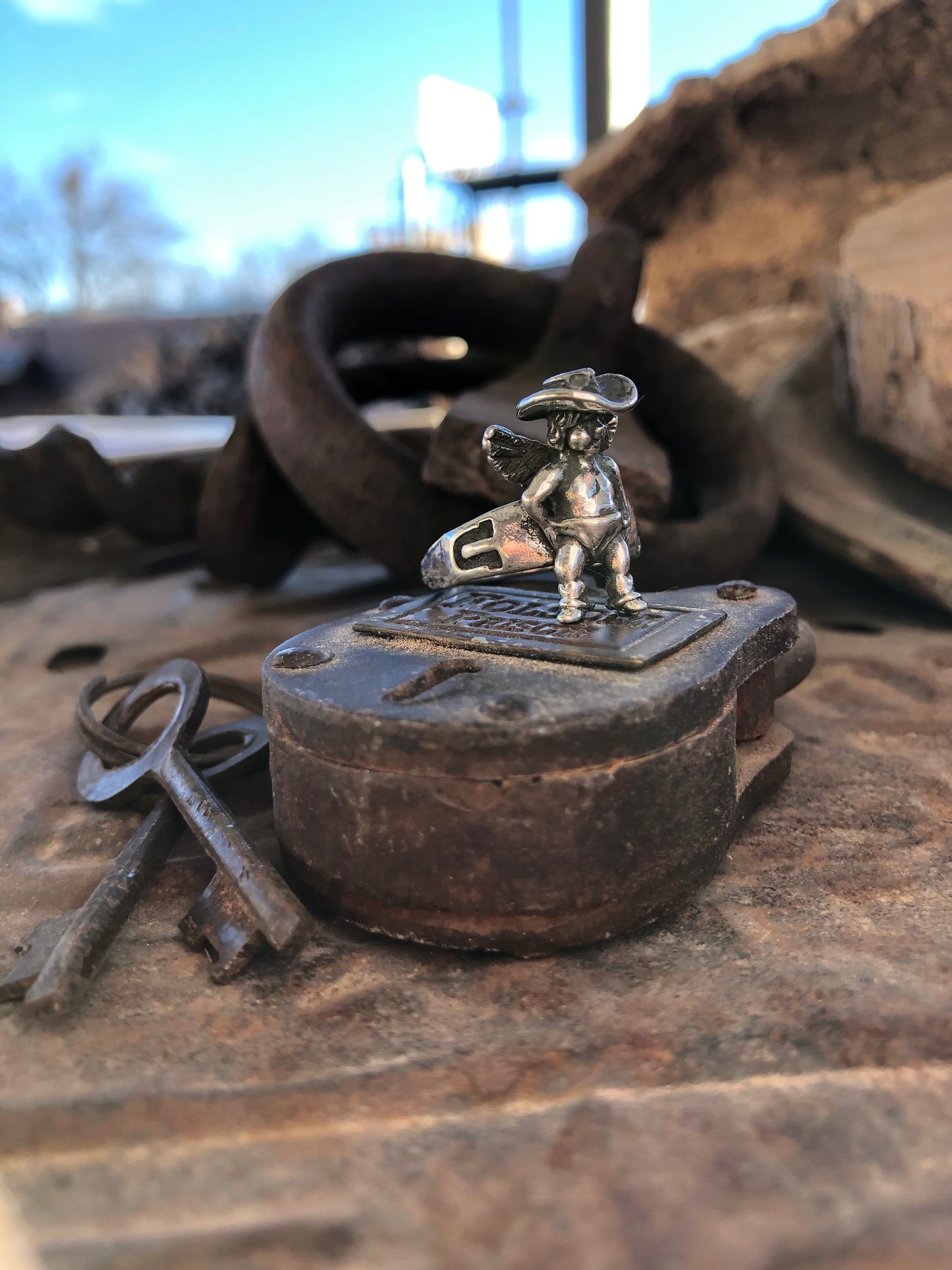Cupid Cowboy Ring Size 8.5