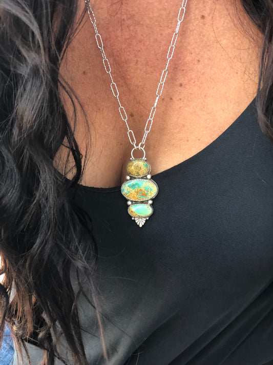 Royston Turquoise Statement Necklace