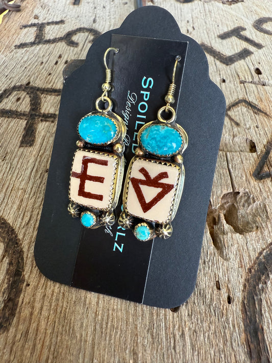 Kingman & Brass Brand Earrings