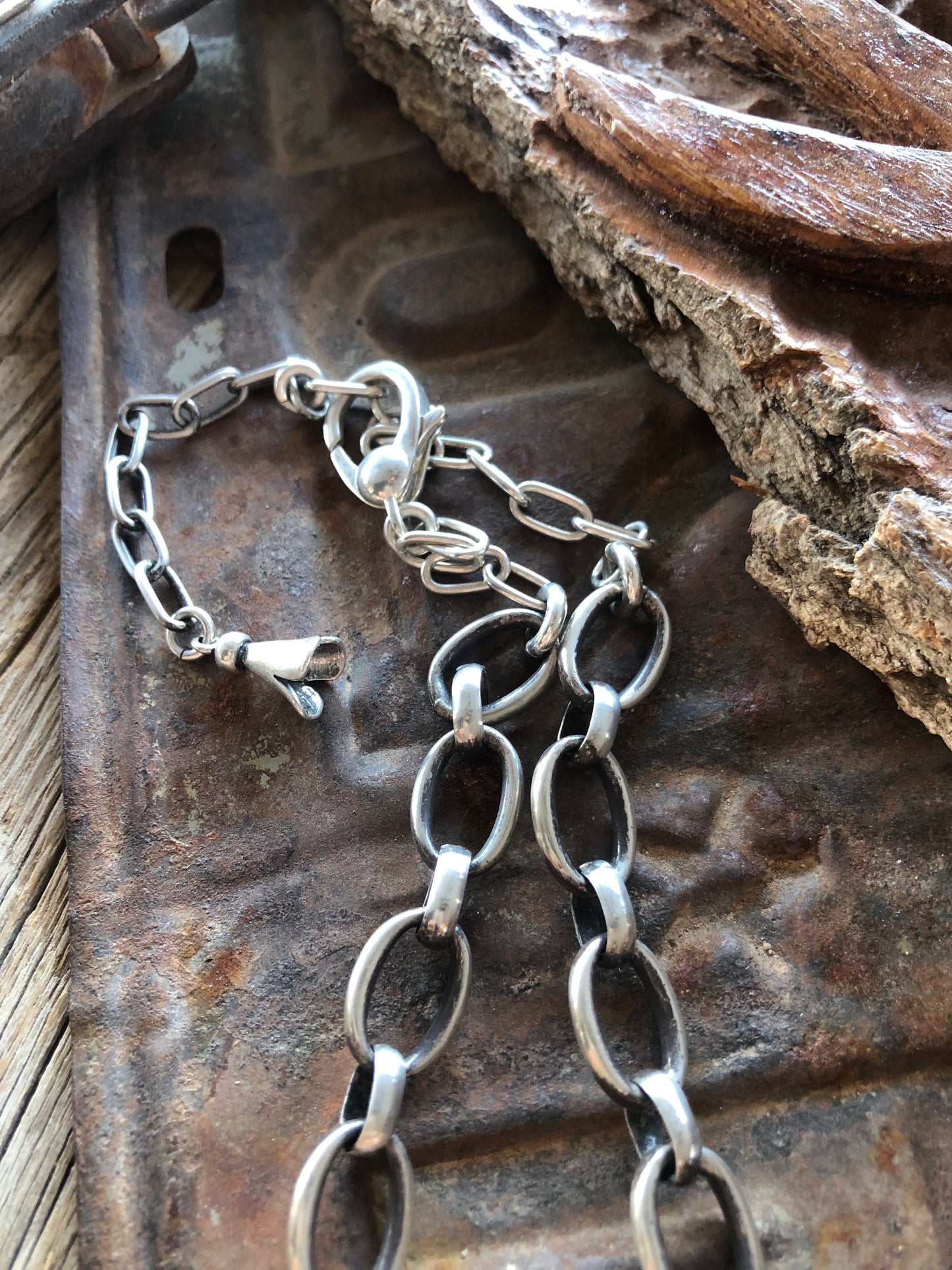 Sterling Silver Horse & Horseshoe Necklace
