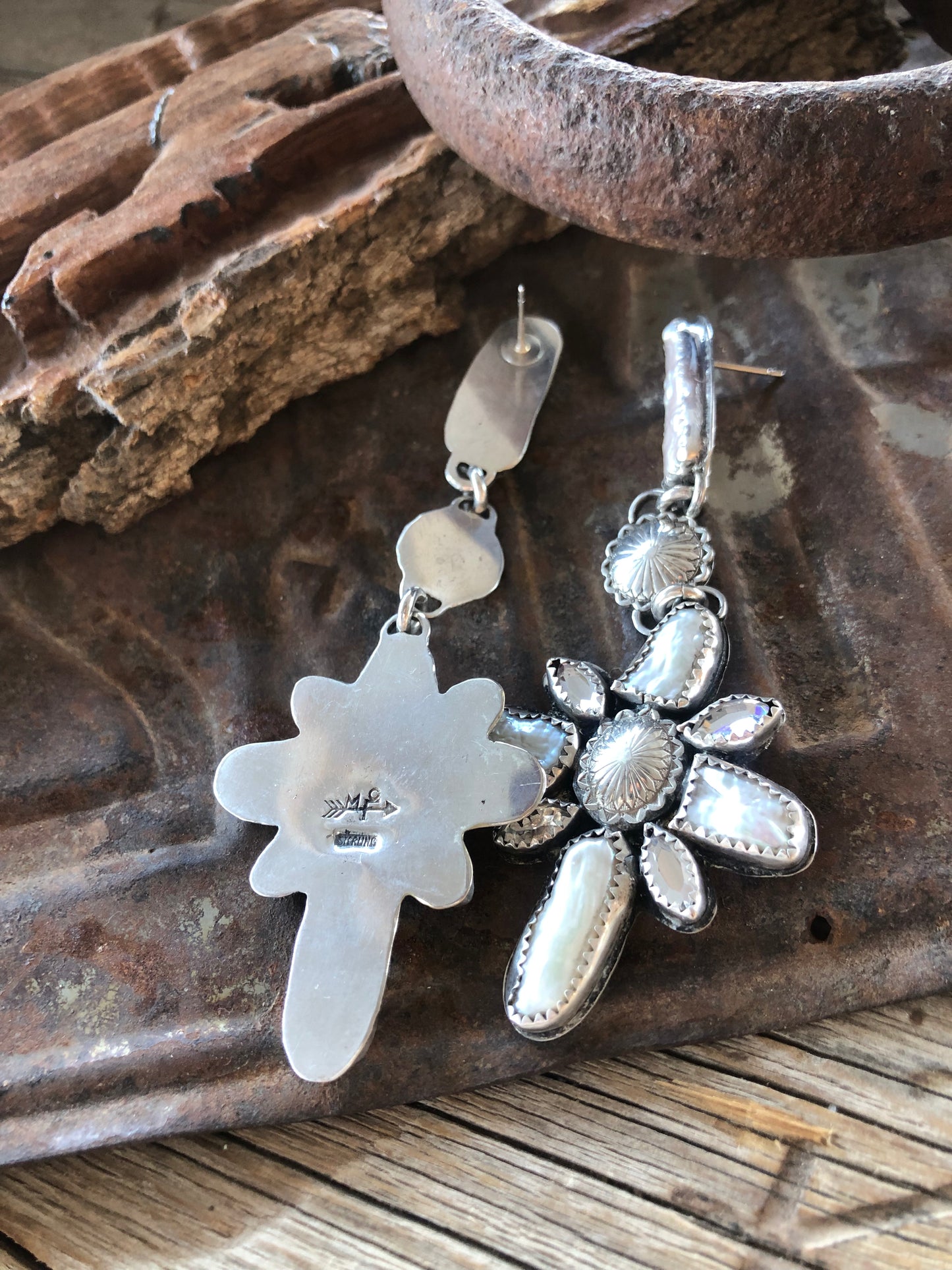Pearl & Crystal Statement Earrings