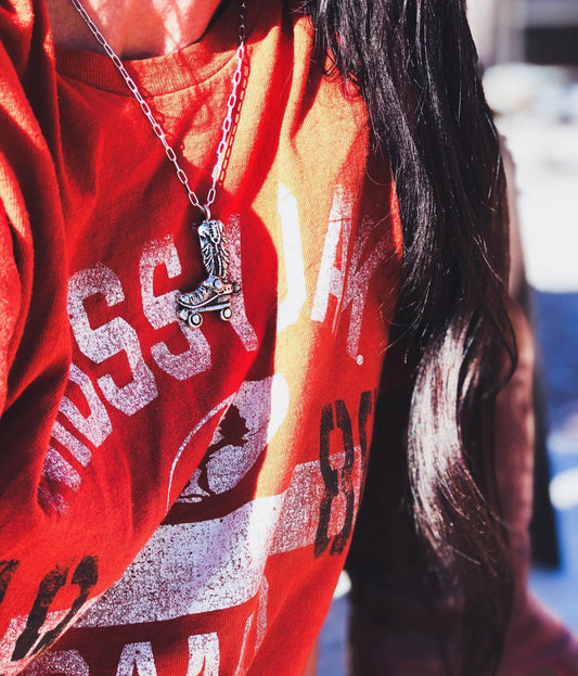 Heavy Sterling “Skoot” Necklace