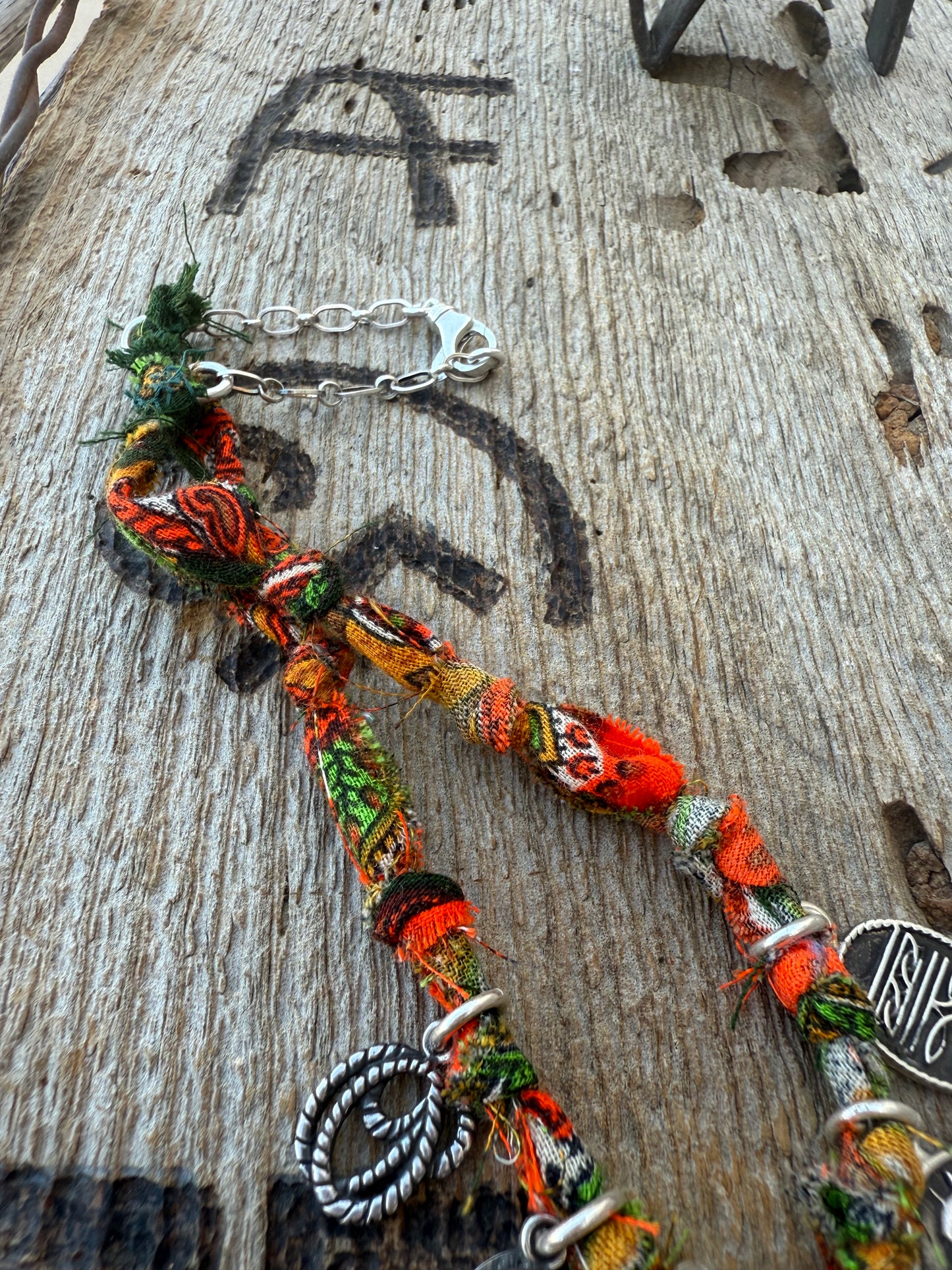 Pony 5 Charm Bandana Necklace
