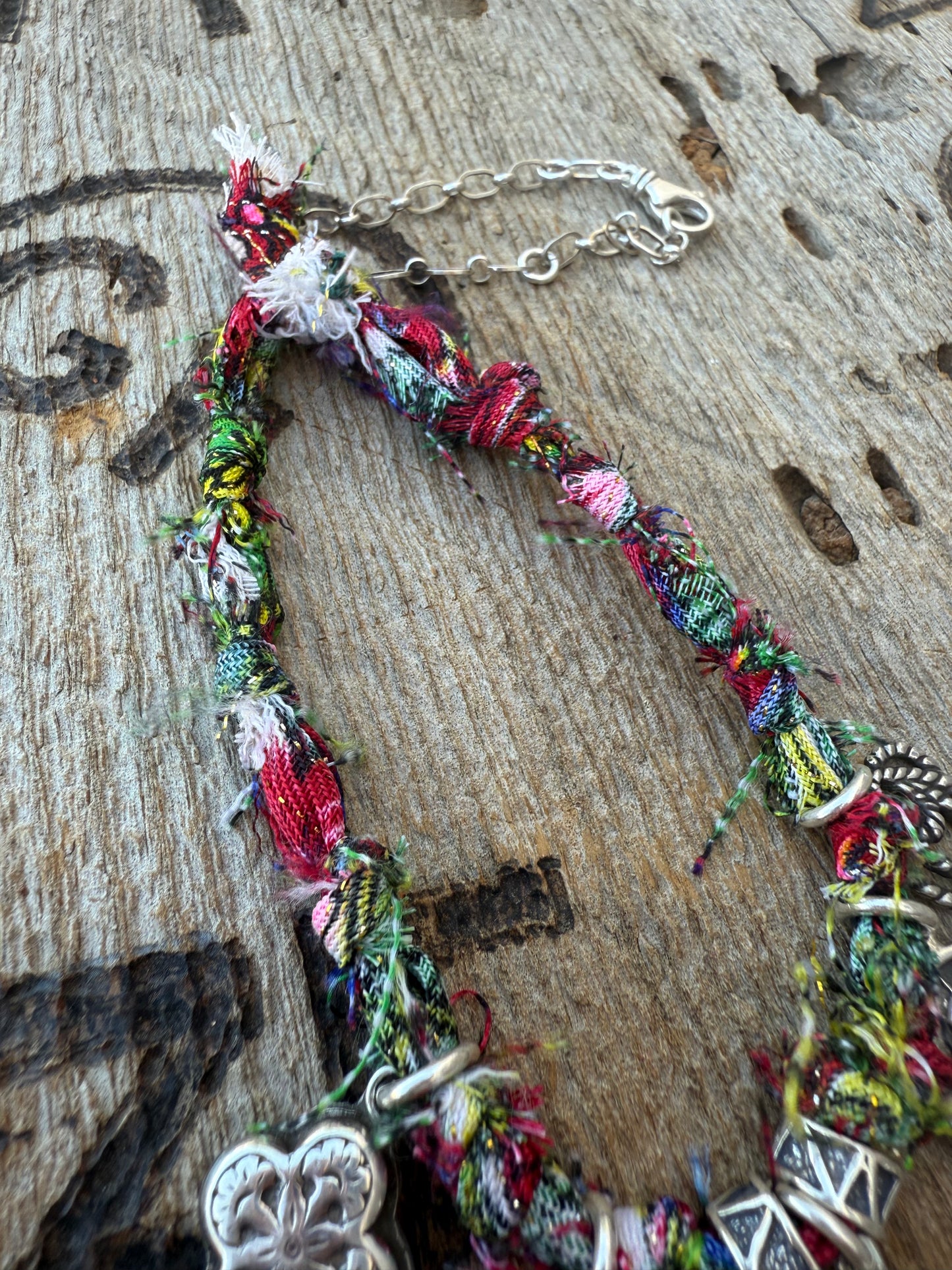 Stirrup 5 Charm Bandana Necklace