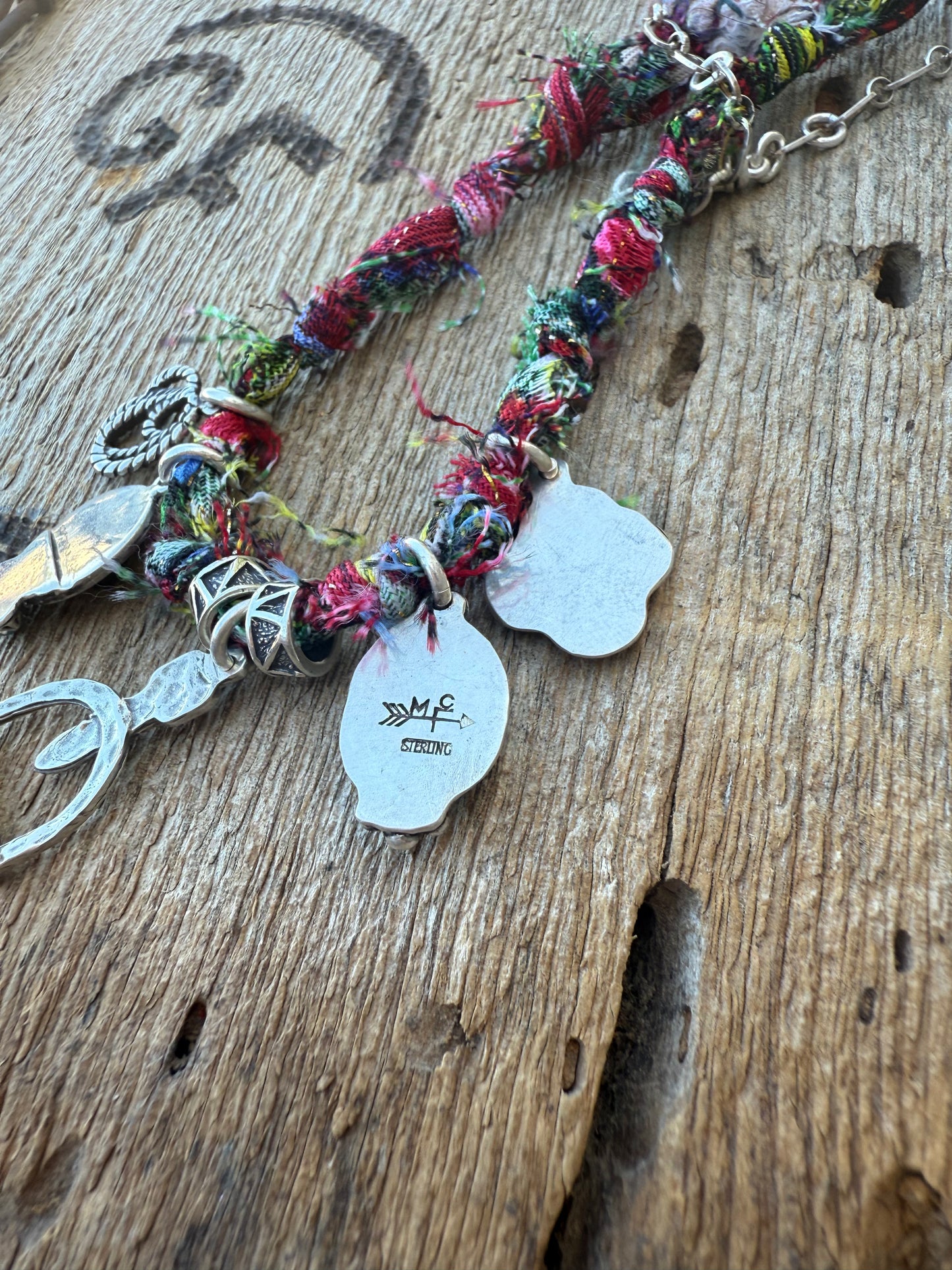 Stirrup 5 Charm Bandana Necklace