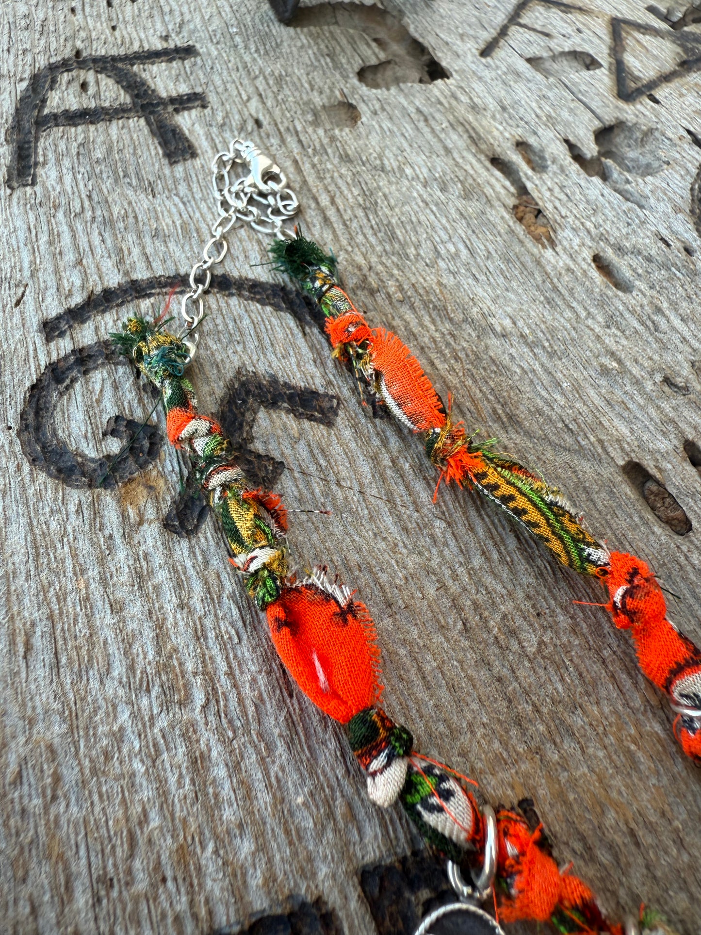 Cowboy Hat 5 Charm Bandana Necklace