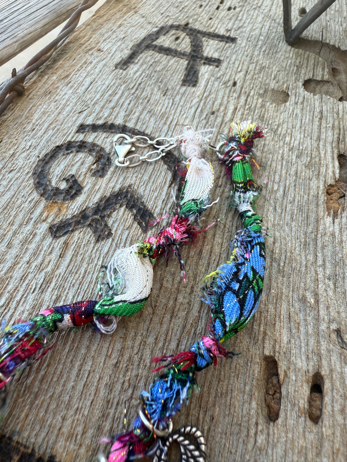 Saddle 5 Charm Bandana Necklace