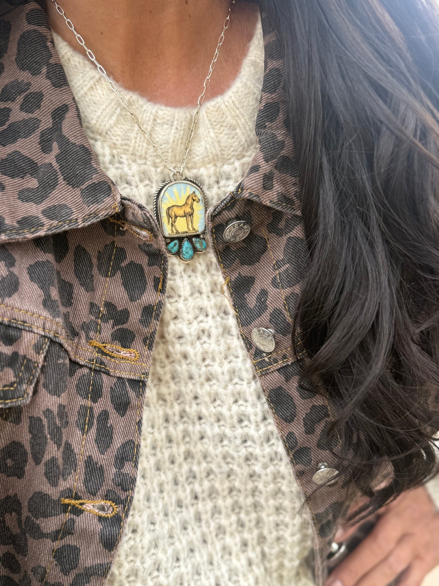 .925 Upcycled China Plate Necklace