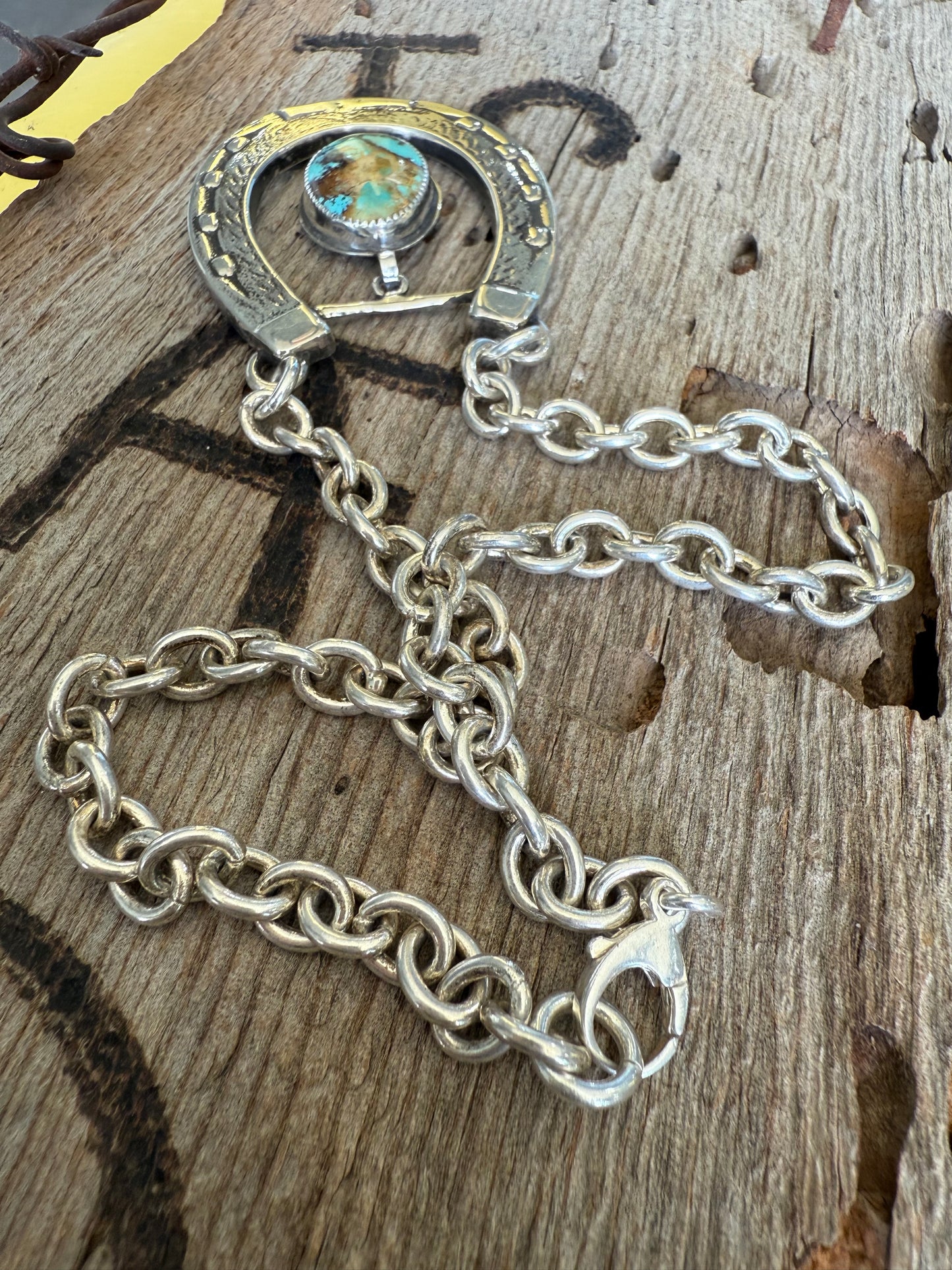 .925 Horseshoe & Royston Necklace