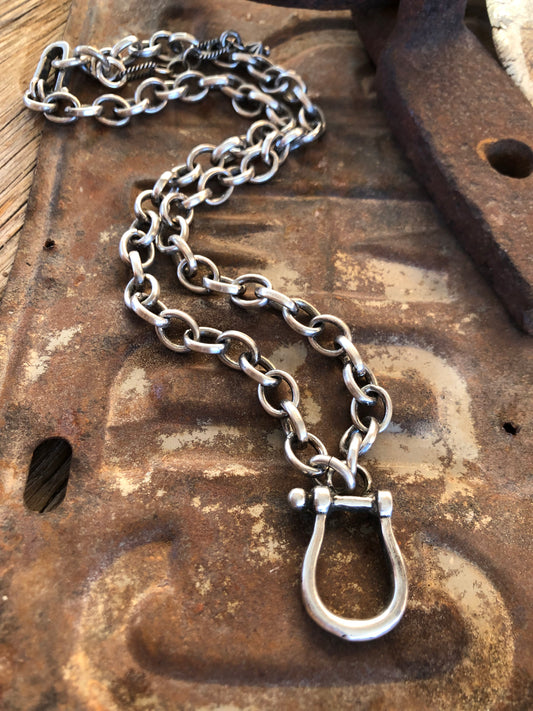 .925 Shackle Necklace