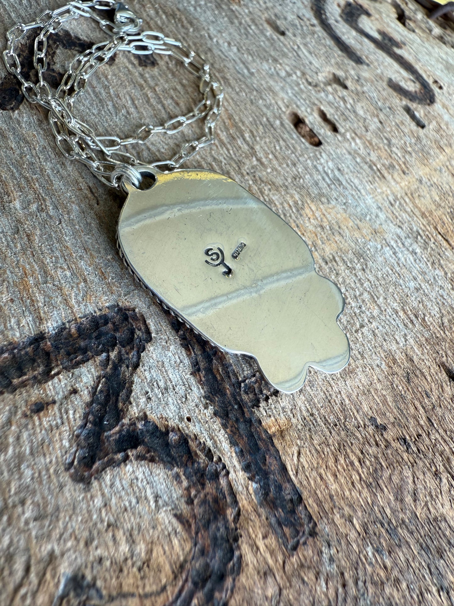 .925 Upcycled China Plate Necklace