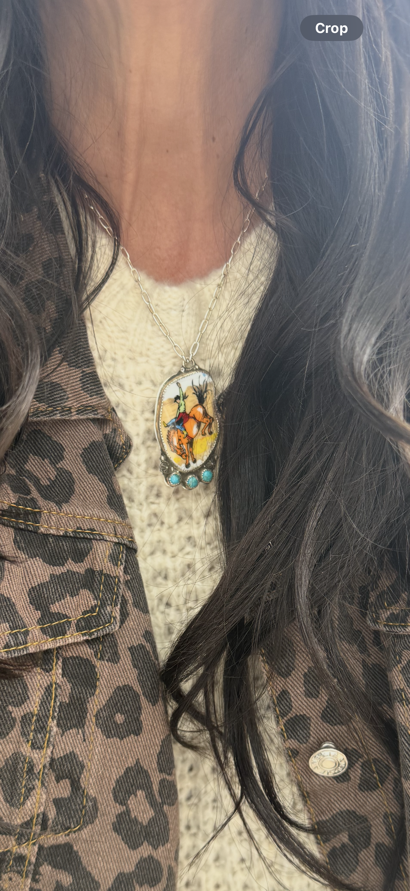 .925 Upcycled China Plate Necklace