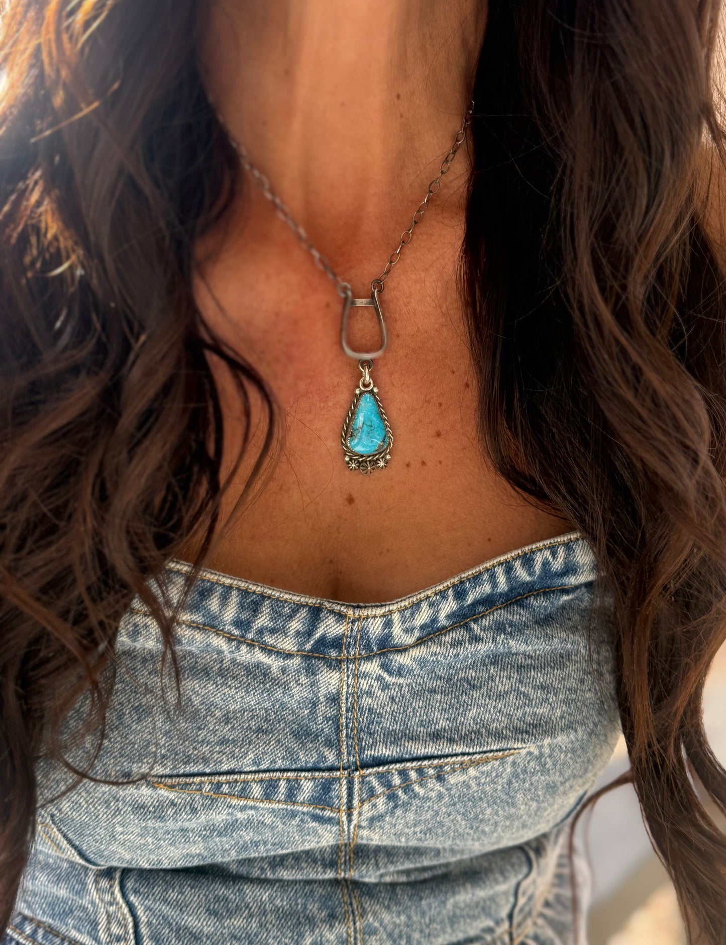 Kingman Stirrup Necklace