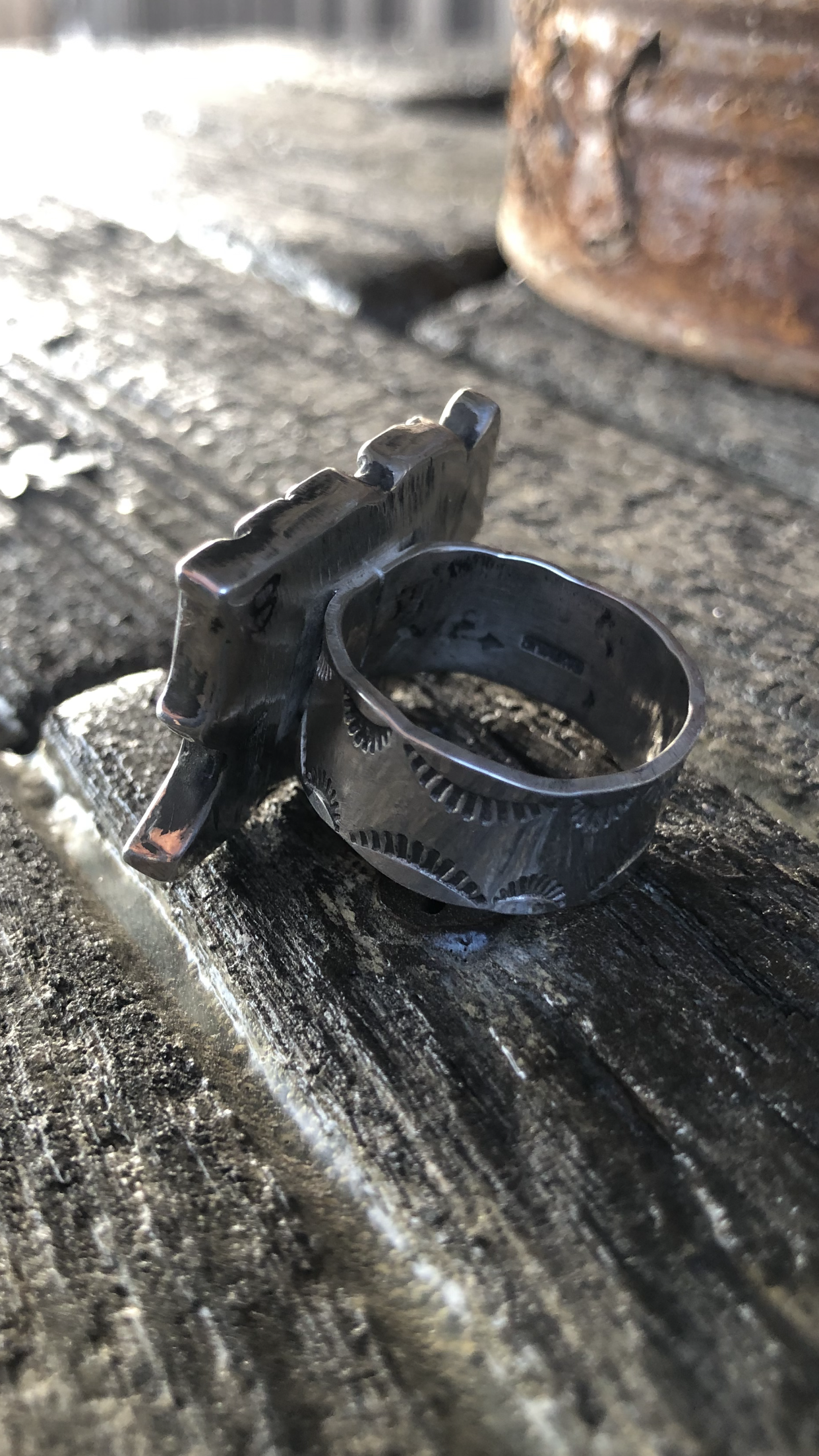 YEEHAW Statement Ring Size 9.5