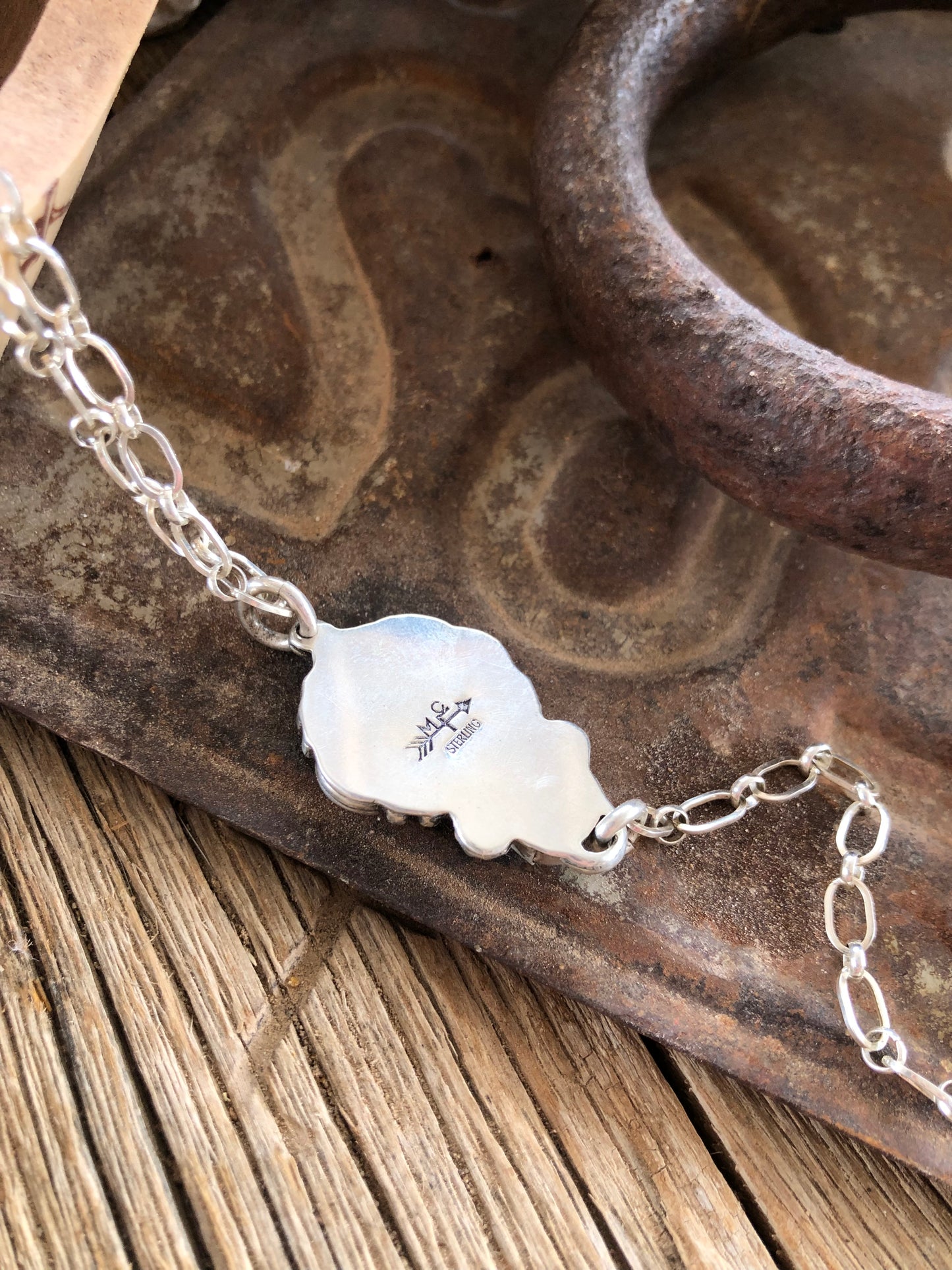 Horse Head & Pearl Lariat Necklace