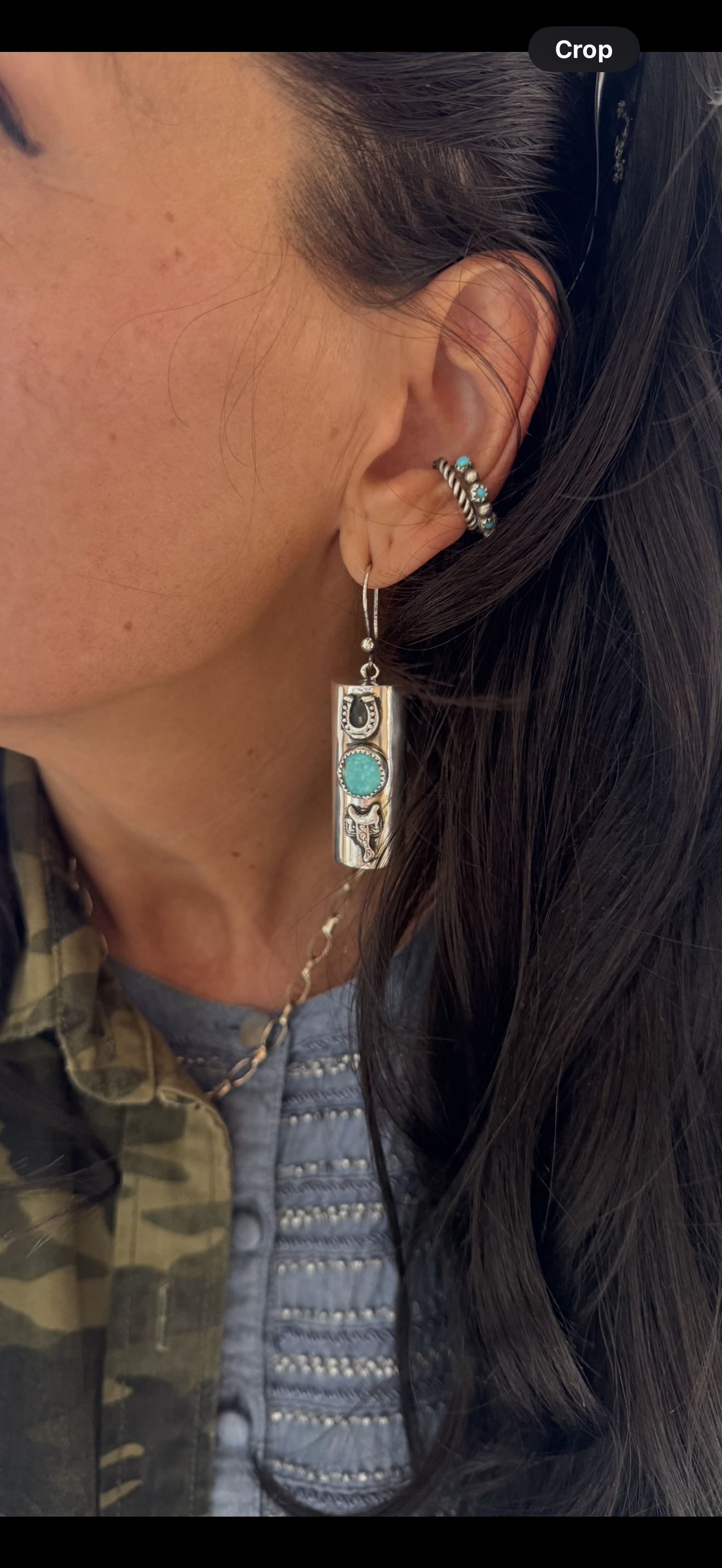 .925 Barrel Earrings