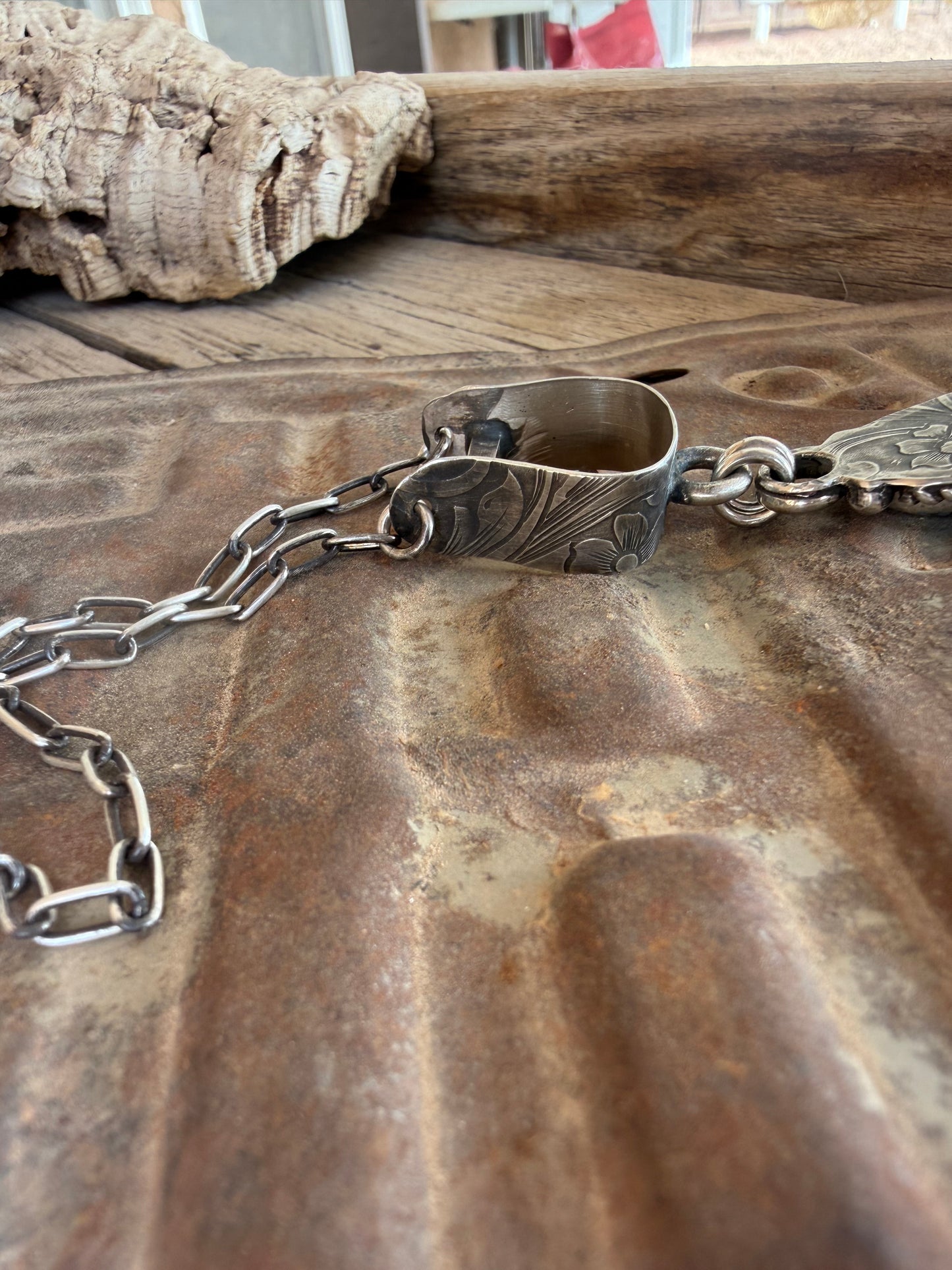 Golden Hills Stirrup Necklace