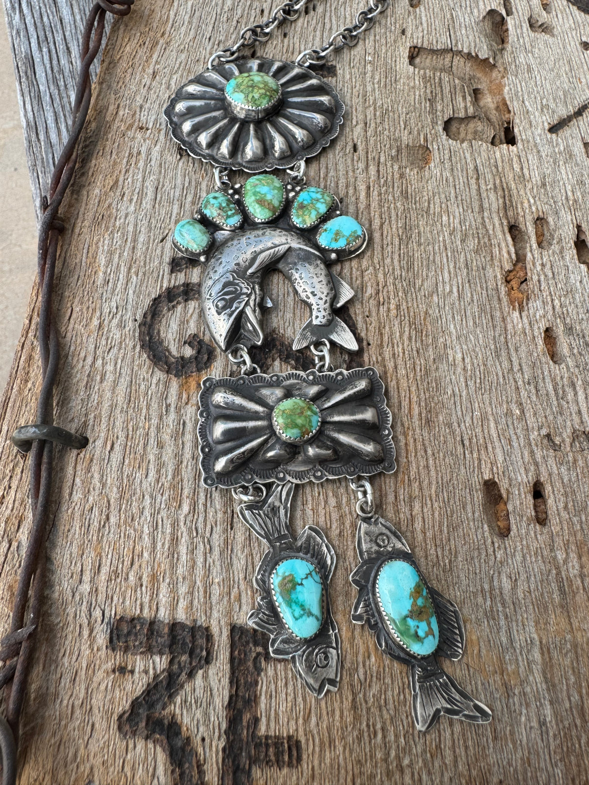 Turquoise Mountain Trout Lariat|Master Piece