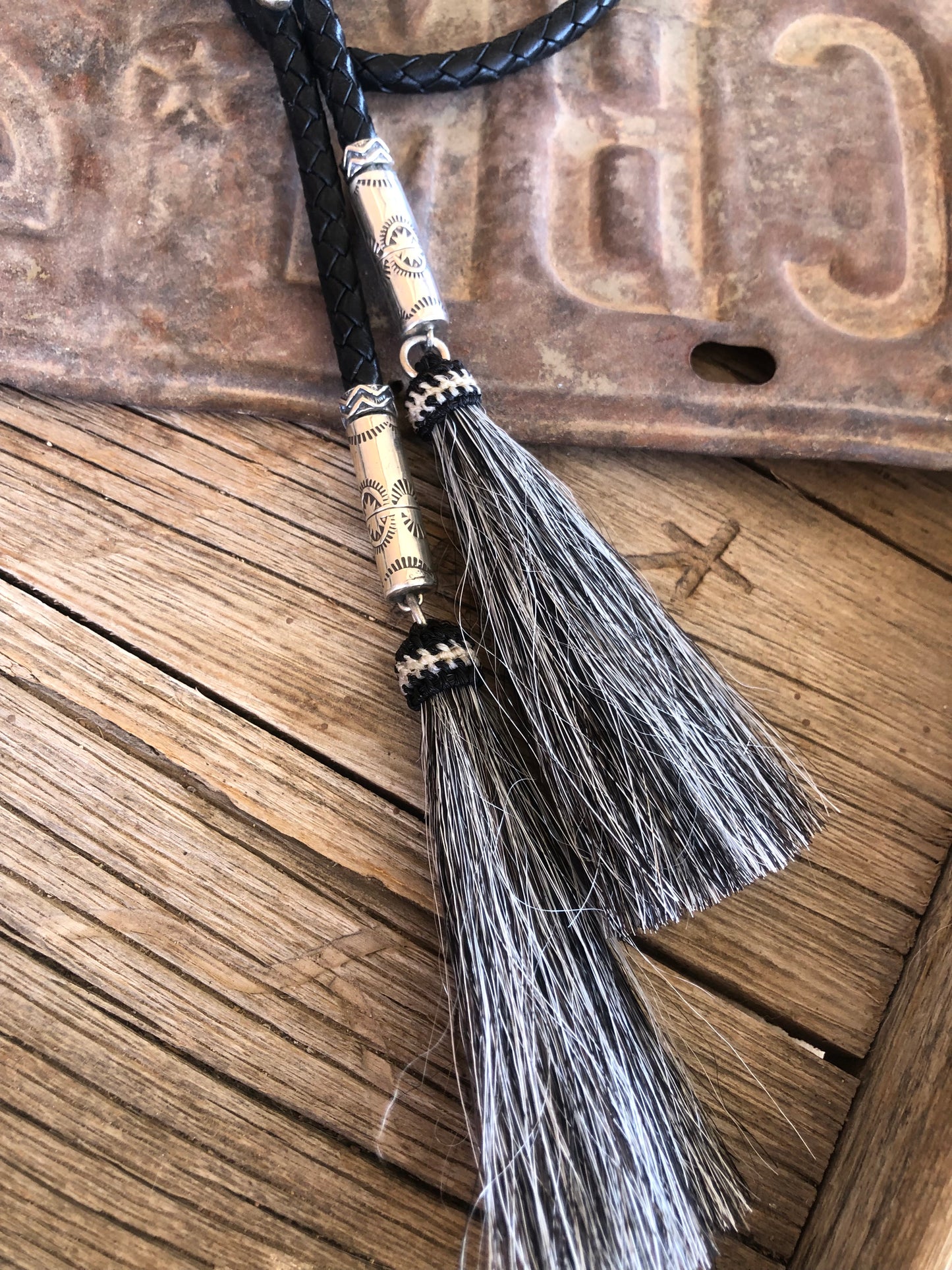 Solid Sterling Steer Bolo