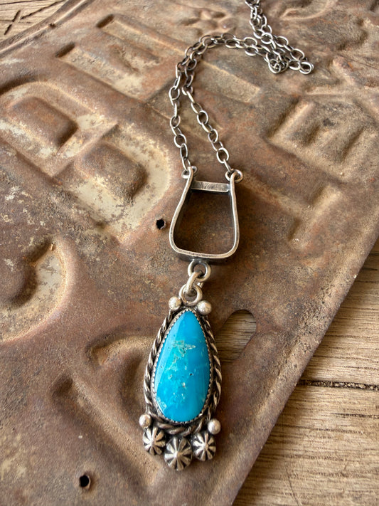 Blue Ridge Stirrup Necklace