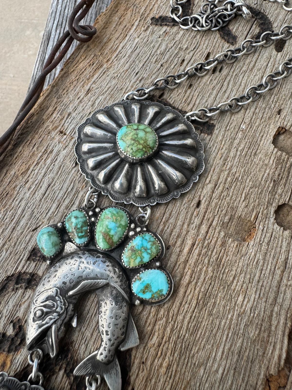 Turquoise Mountain Trout Lariat|Master Piece