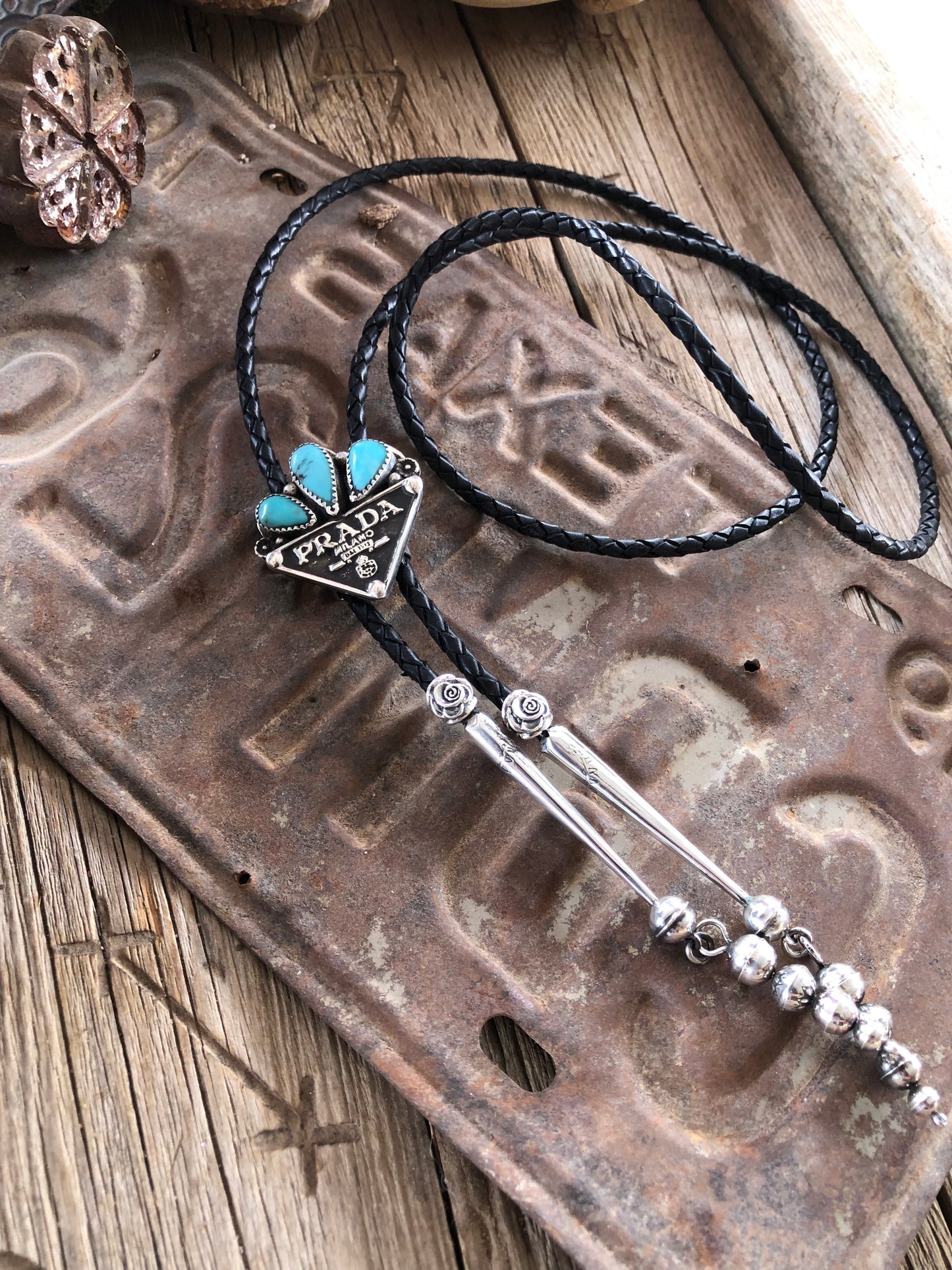 Kingman Turquoise Logo Bolo
