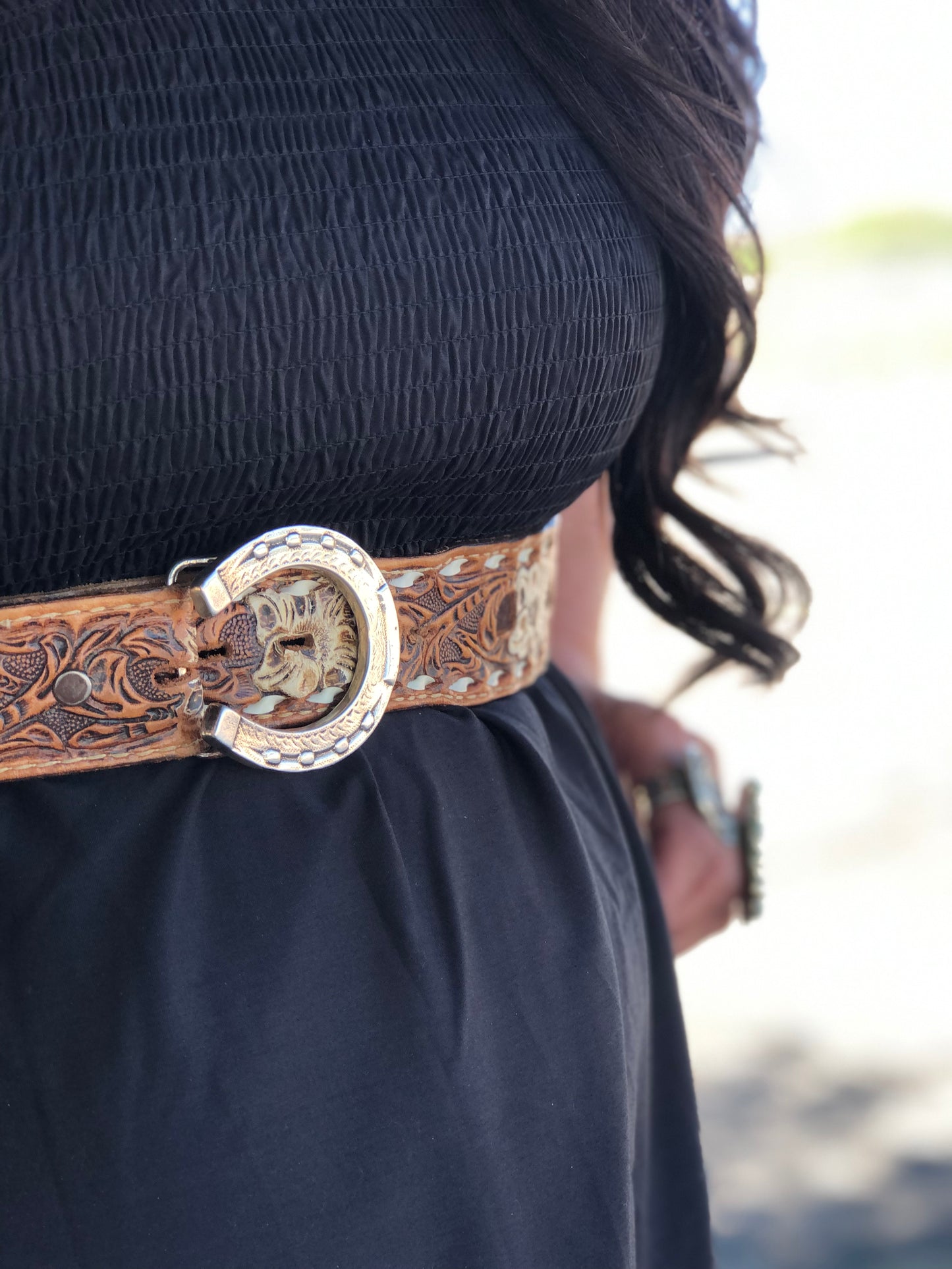 Solid Sterling Horseshoe Buckle