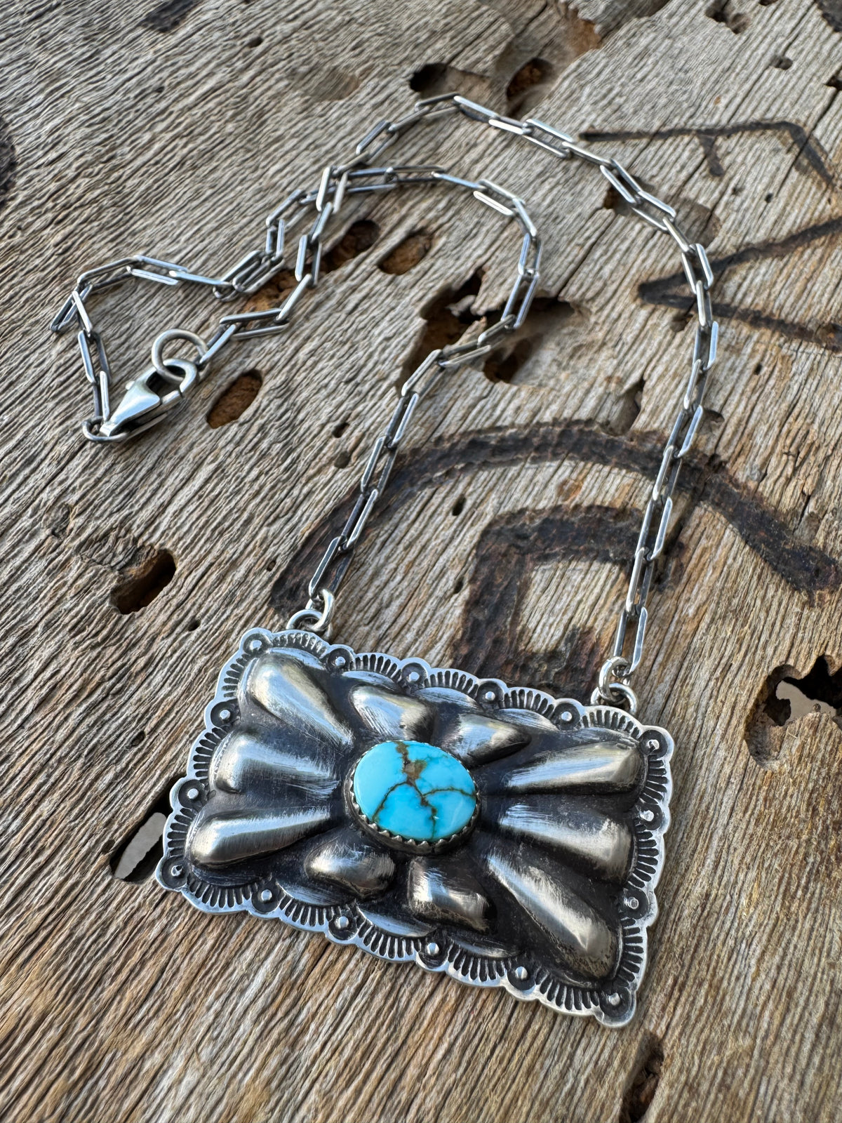 Rising Phoenix Turquoise | Butterfly Concho Necklace