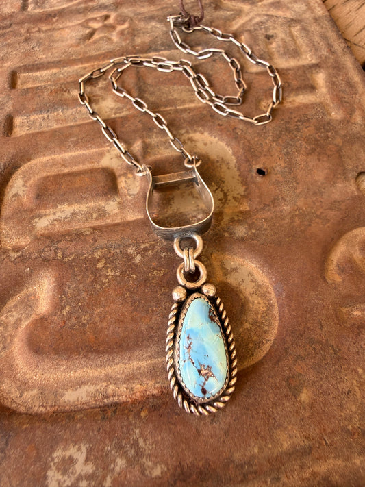 Golden Hills Stirrup Necklace