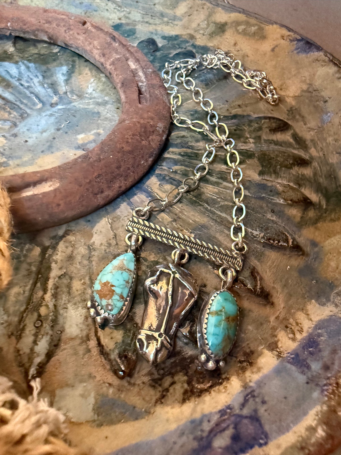 Halter Horse Charm Necklace