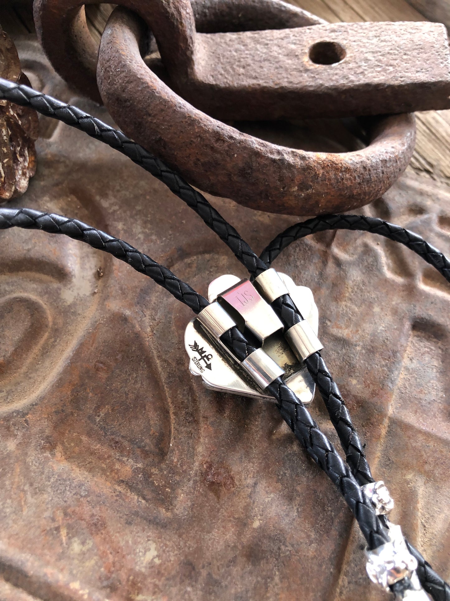 Kingman Turquoise Logo Bolo