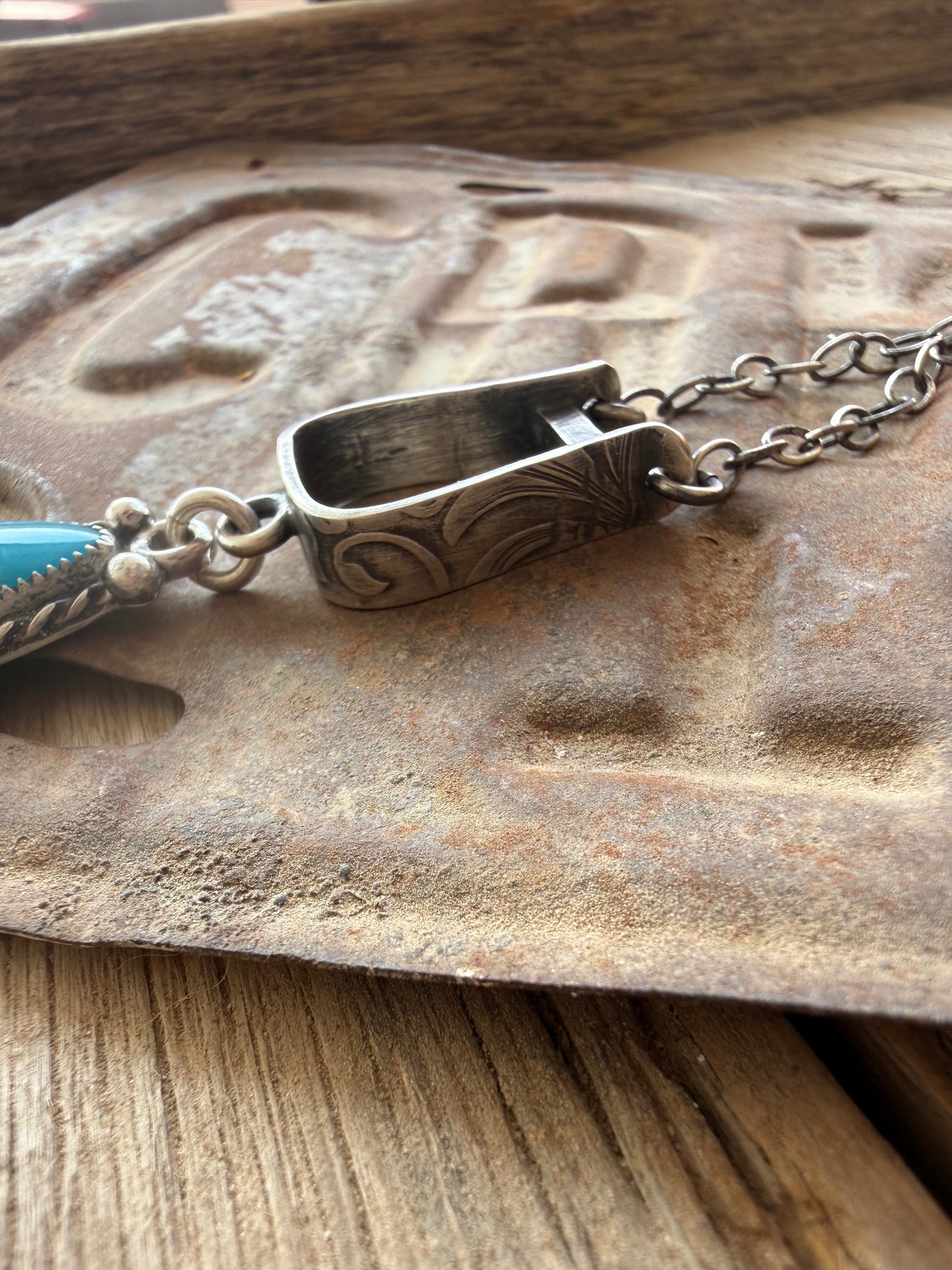 Blue Ridge Stirrup Necklace