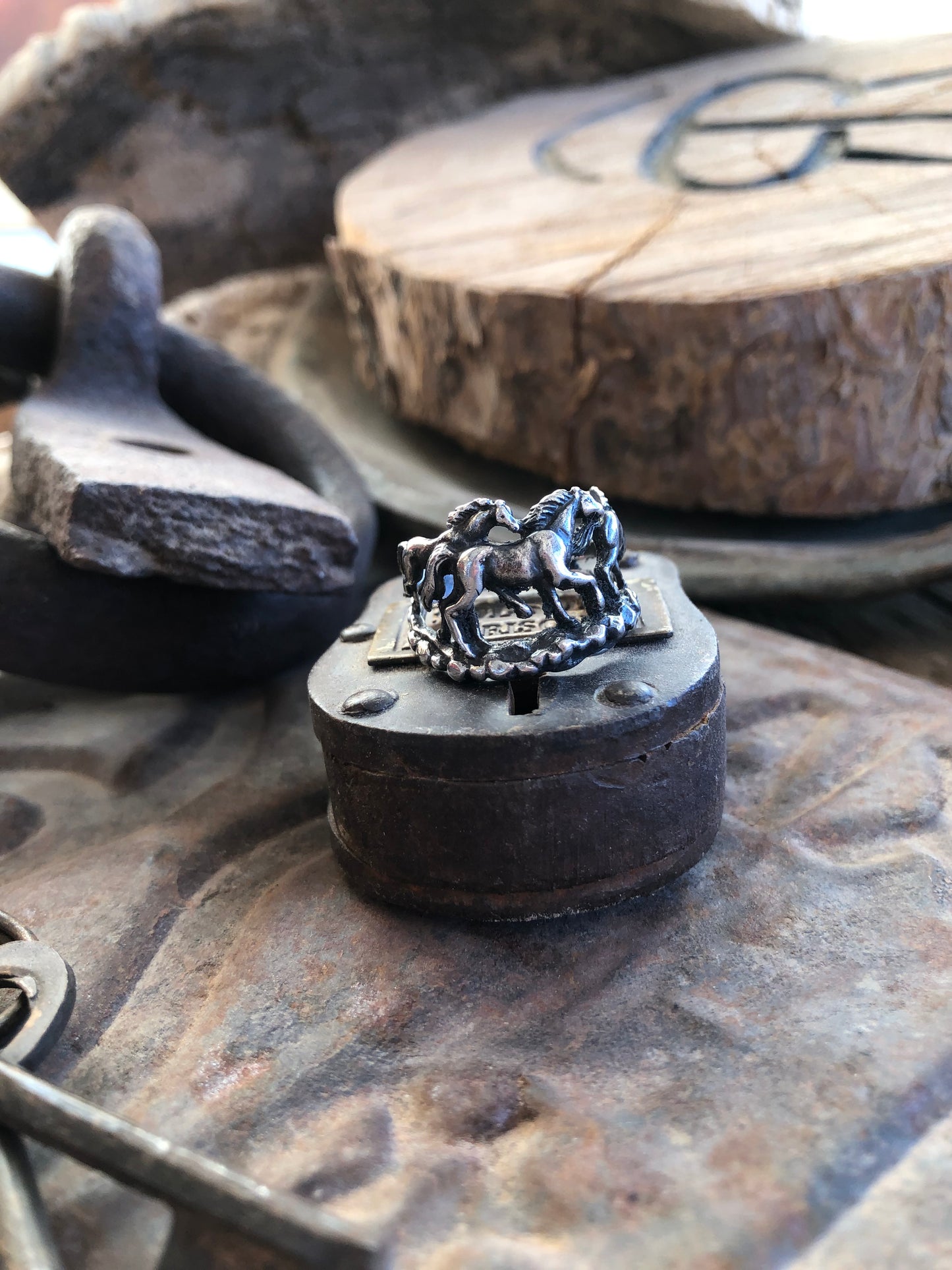 All The Horses Ring Size 8