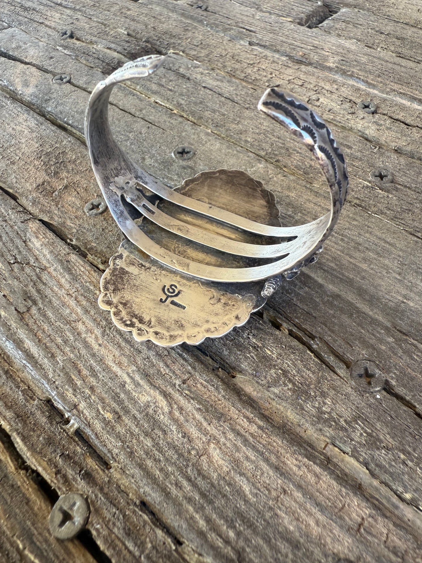 Sterling Silver & Pilot Mountain Cuff Bracelet