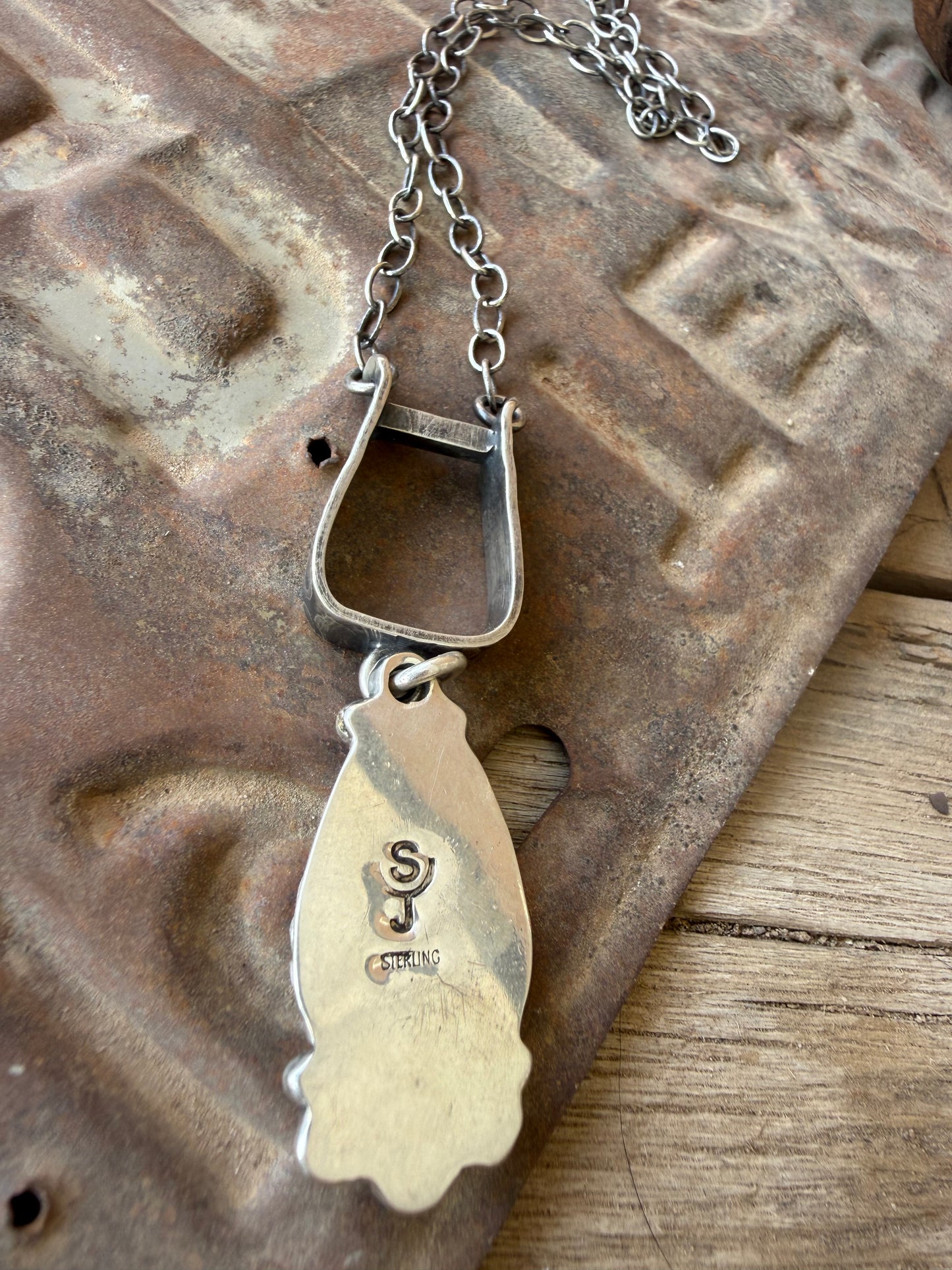 Blue Ridge Stirrup Necklace