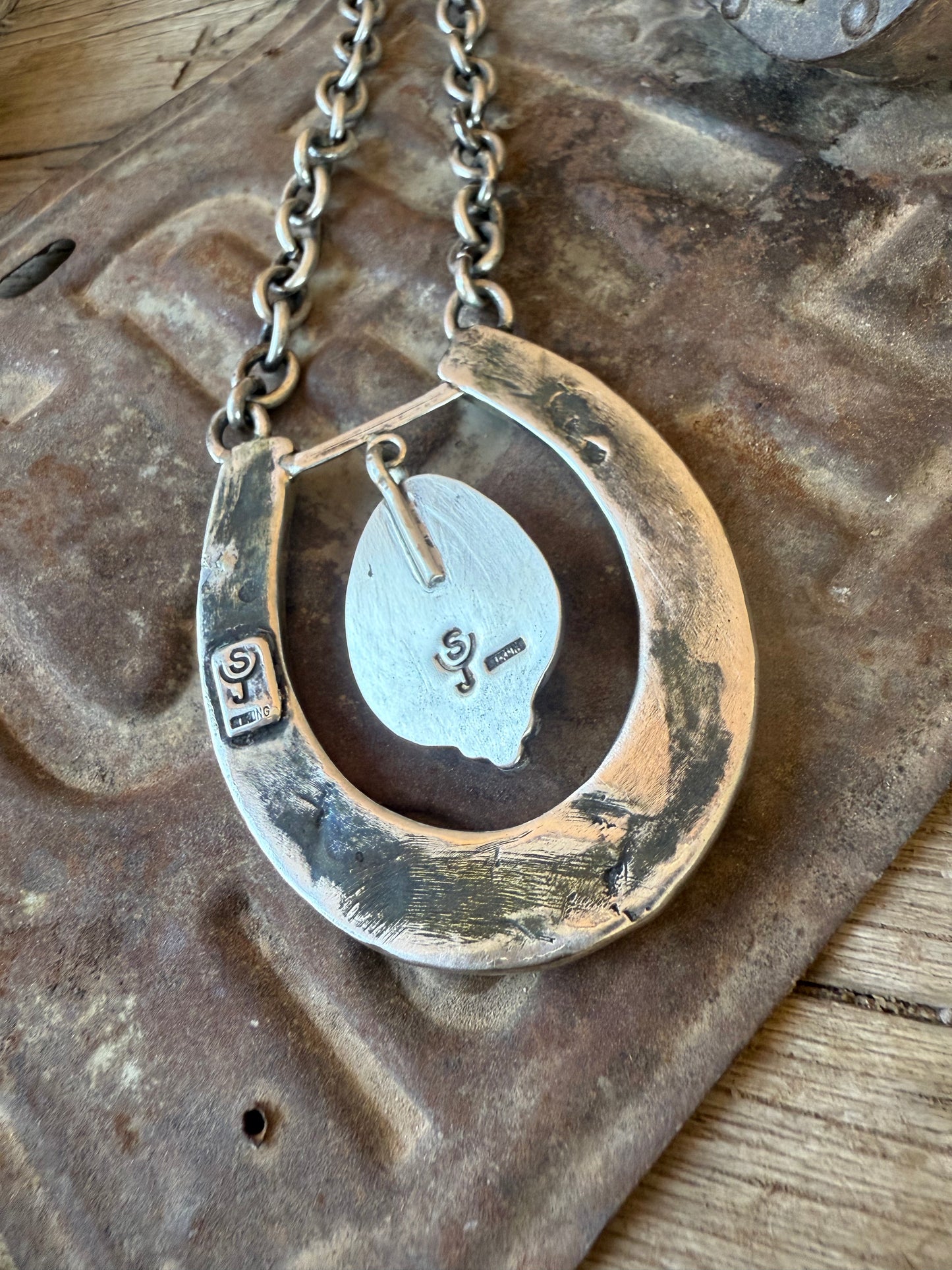 .925 Horseshoe & Royston Necklace