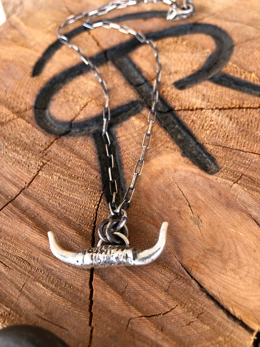 Mess With The Bull Get The Horns Necklace